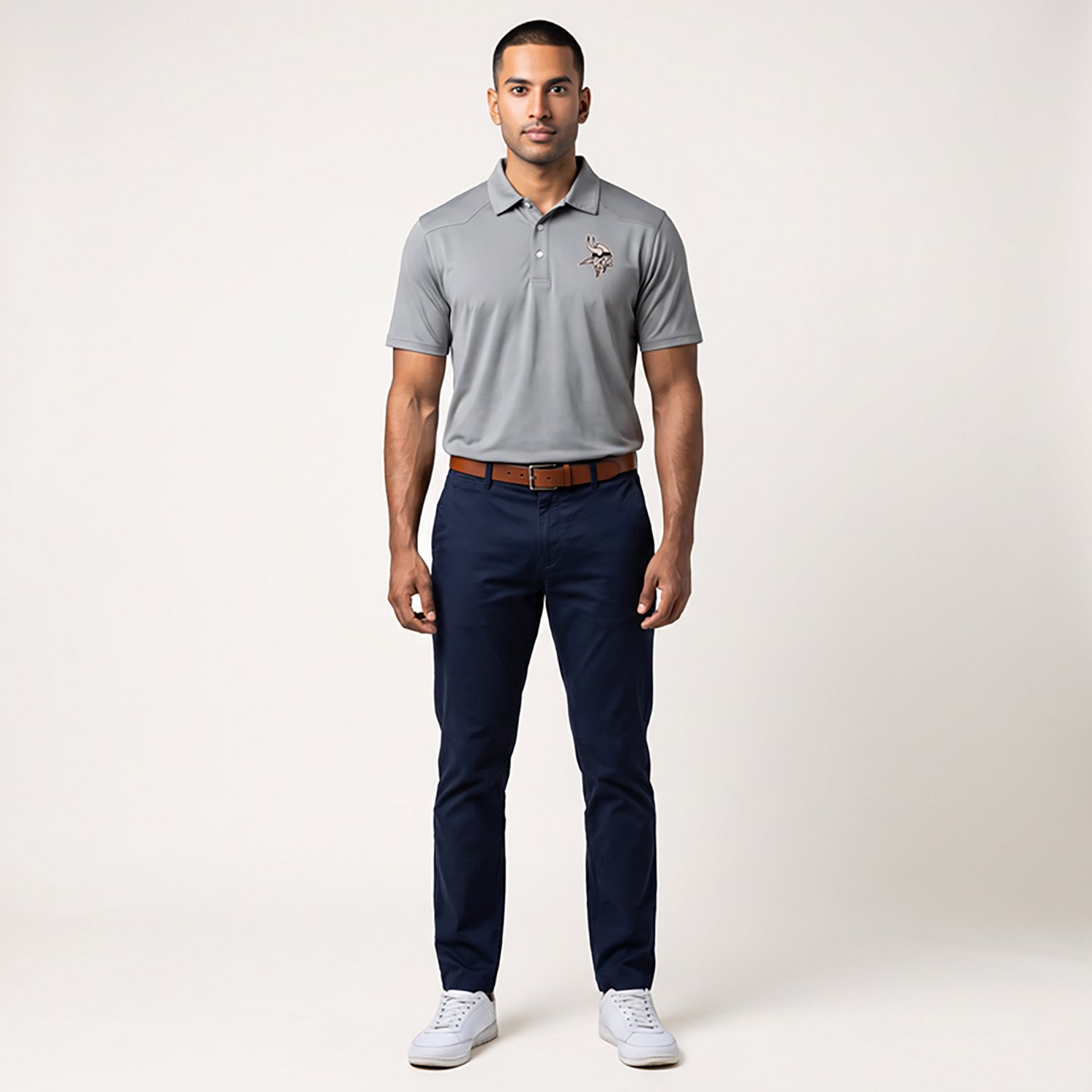 Antigua Men's Minnesota Vikings Western Polo Shirt