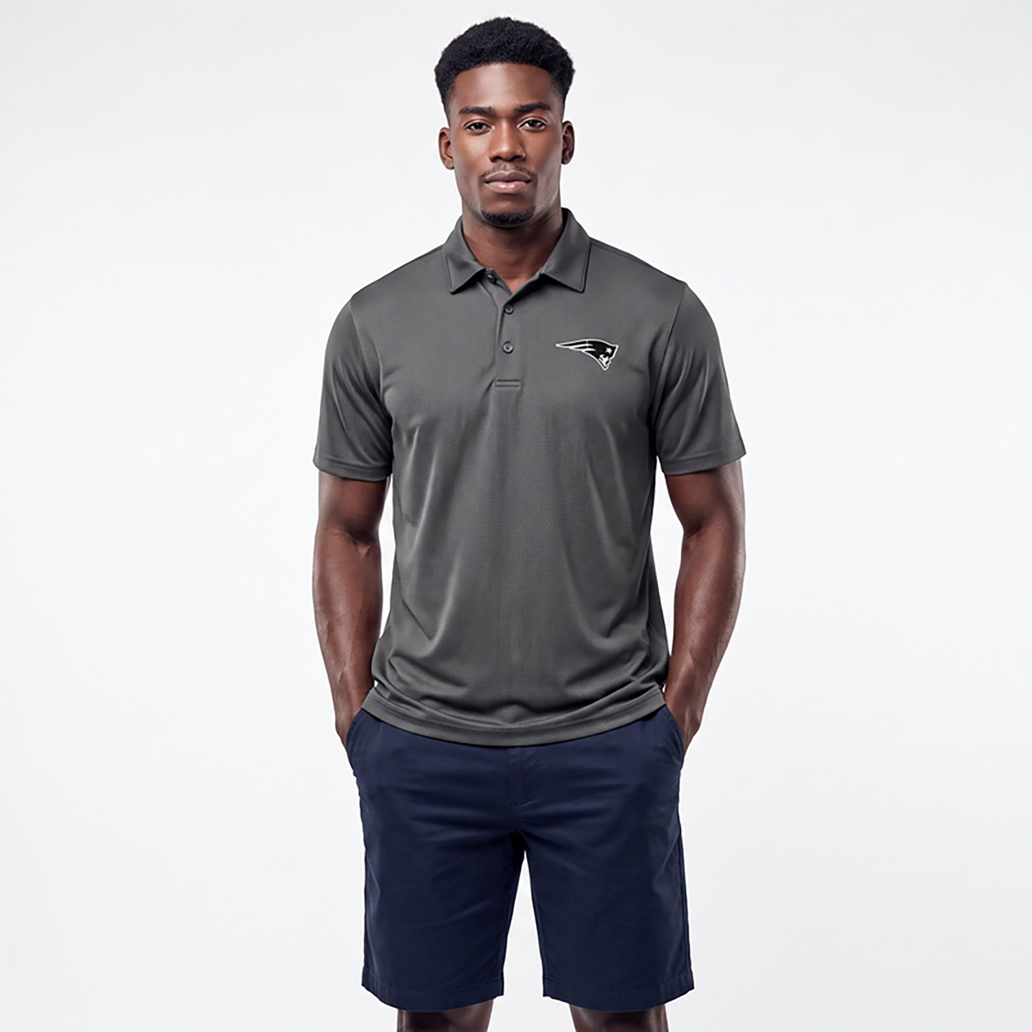 Antigua Men's New England Patriots Ellipse Polo Shirt