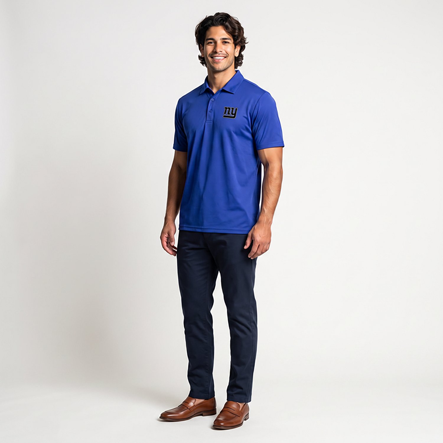 Antigua Men's New York Giants Ellipse Polo Shirt