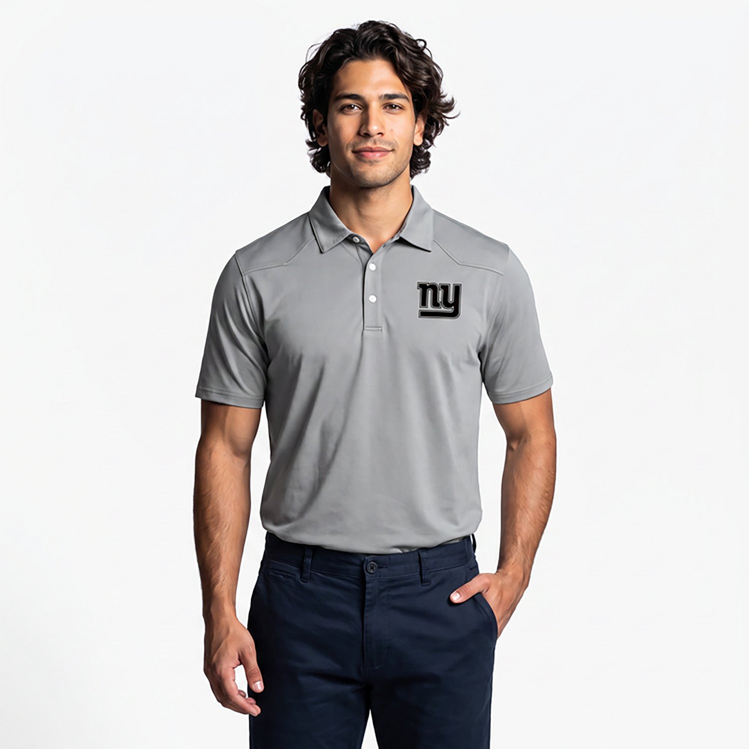 Antigua Men's New York Giants Western Polo Shirt