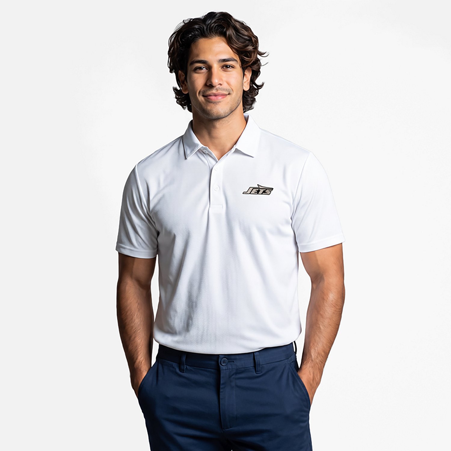Antigua Men's New York Jets Ellipse Polo Shirt