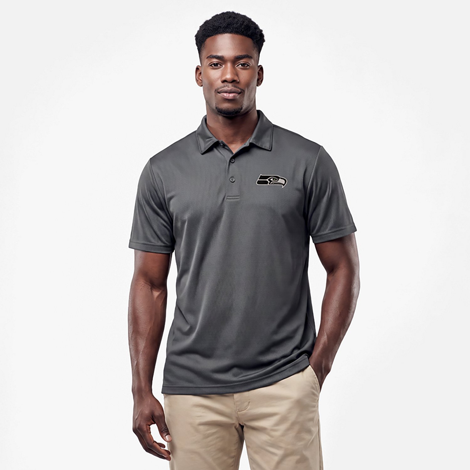 Antigua Men's Seattle Seahawks Ellipse Polo Shirt
