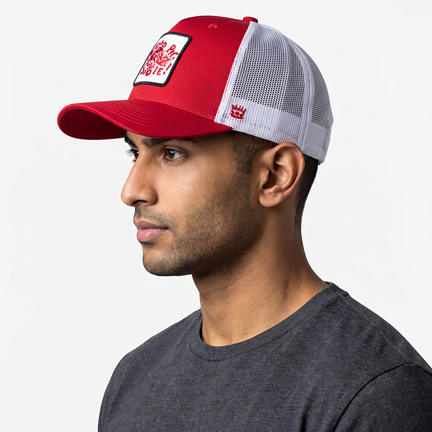 Homefield University of Arkansas Vault Wooo Pig Sooie Patch Trucker Cap - view number 2