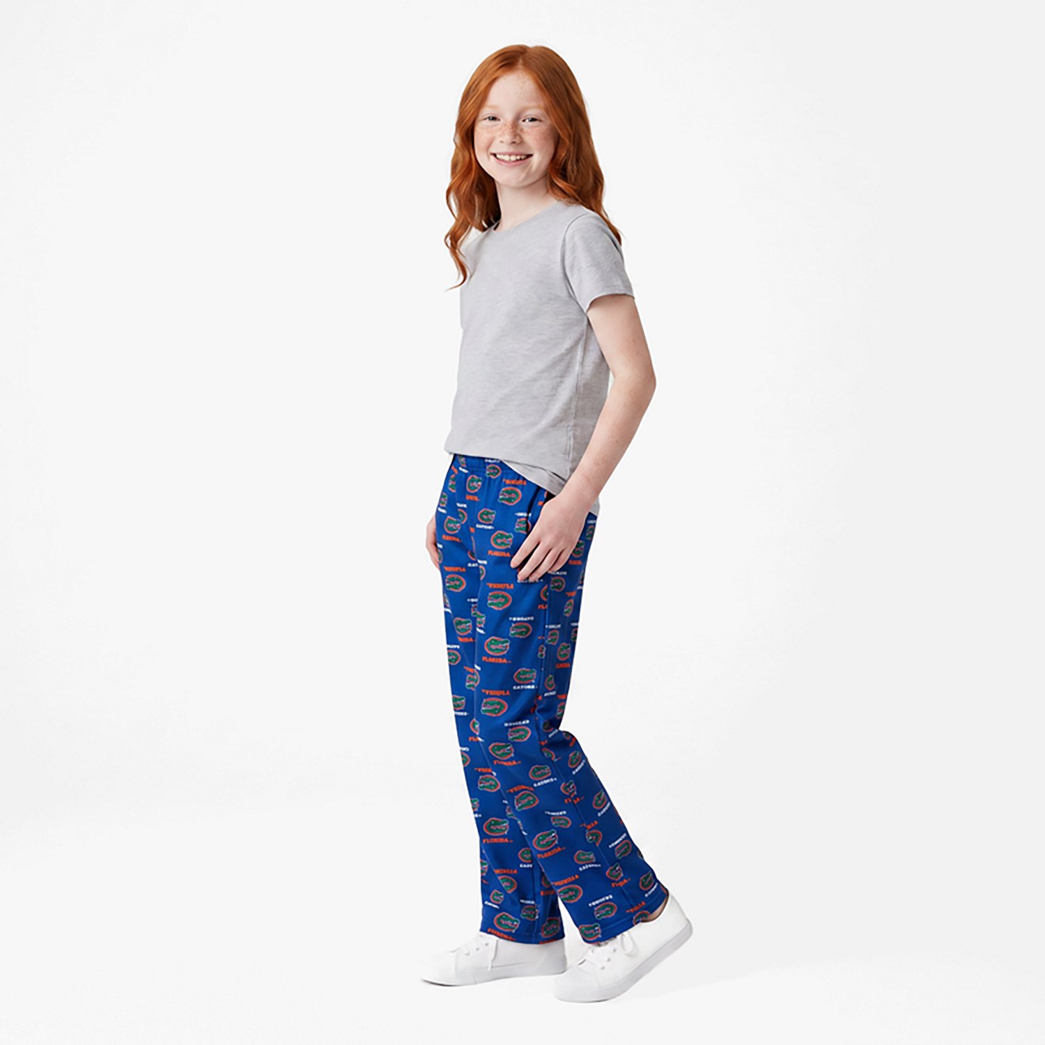 Youth Outerstuff Florida Gators All-Over Team Logo Pants