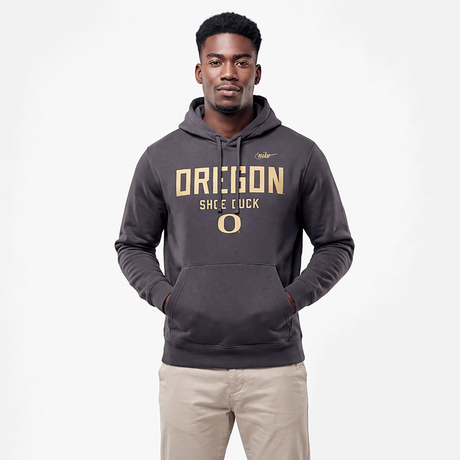 Nike Oregon Ducks Shoe Duck Club Fleece Hoodie