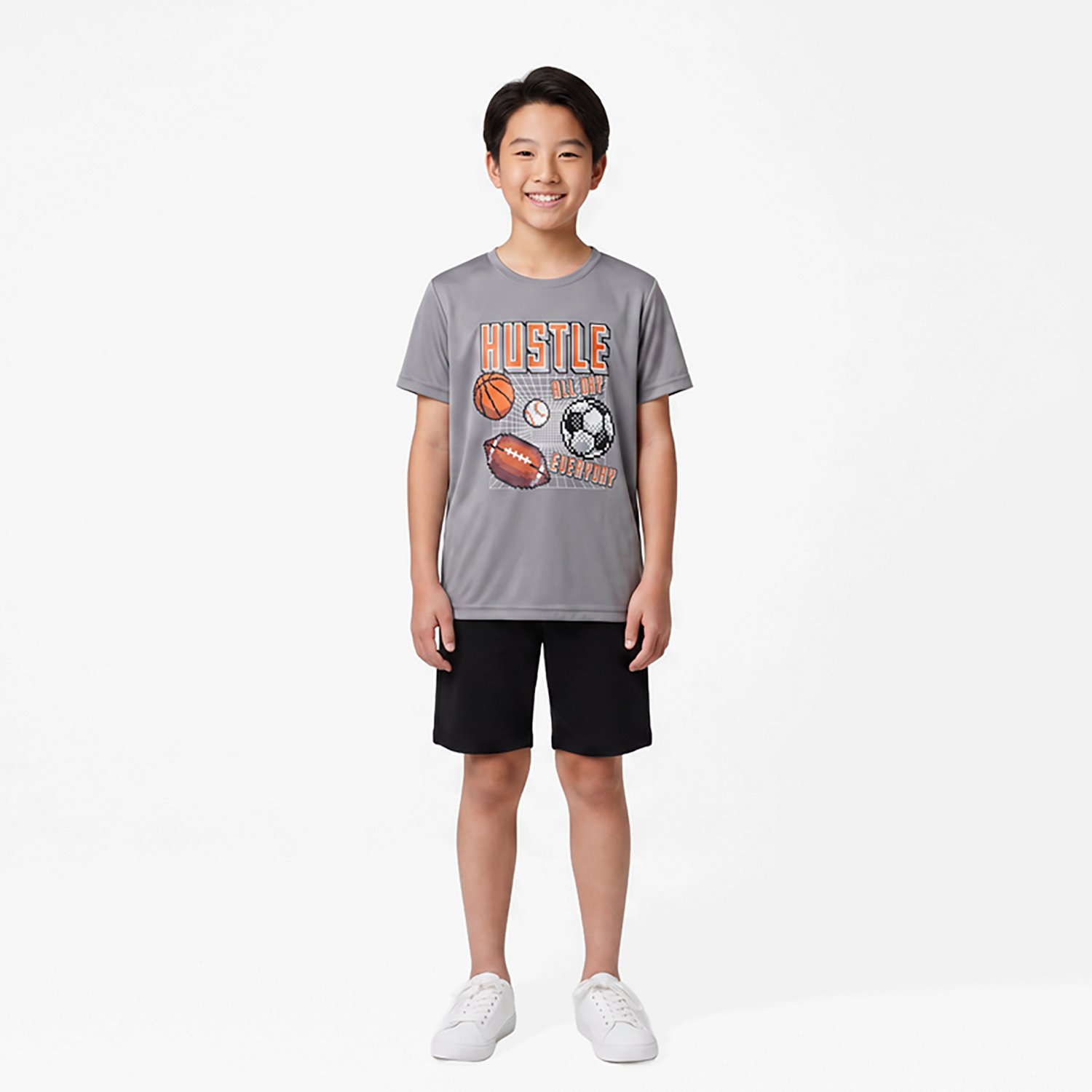 BCG Boys' Turbo Graphic Short Sleeve T-Shirt