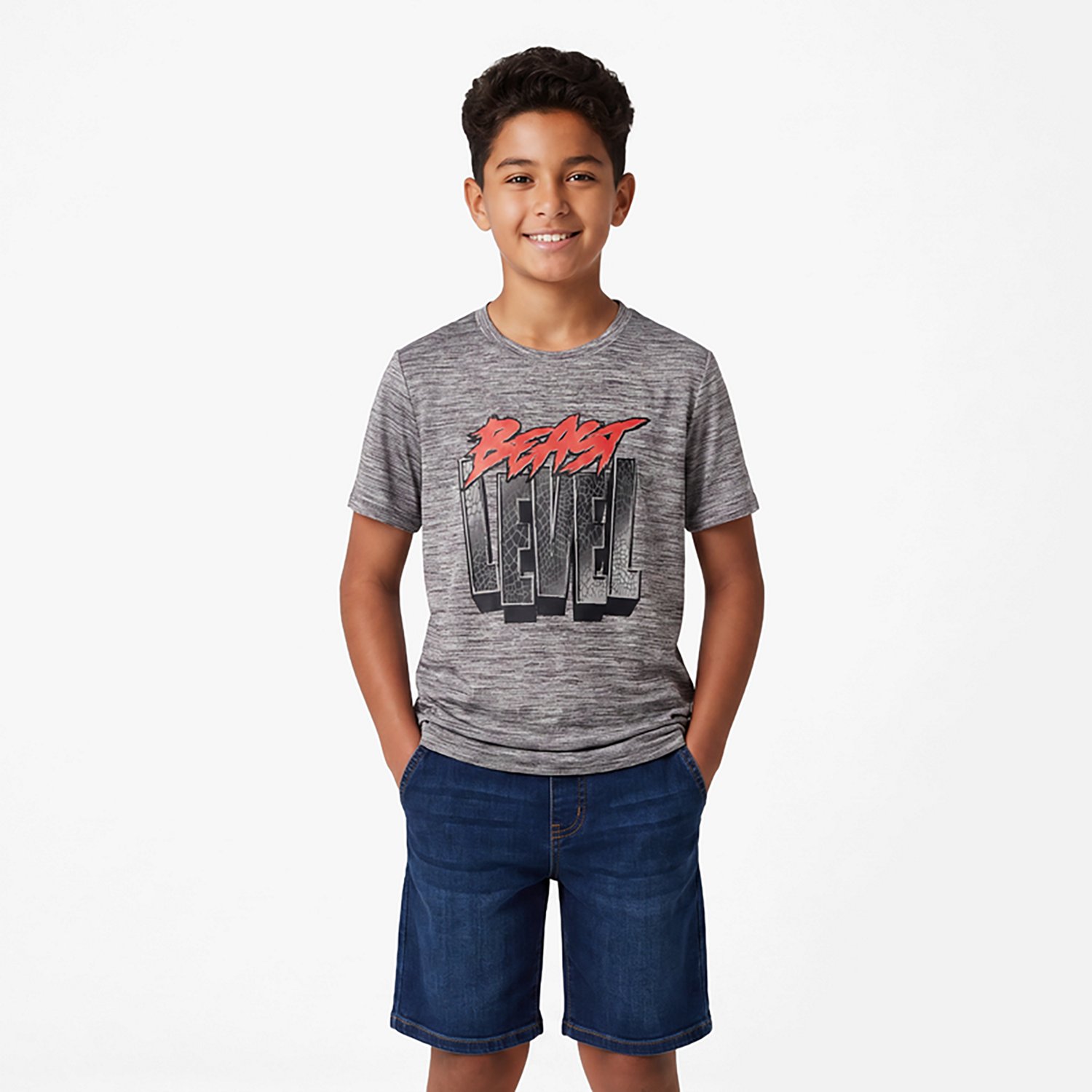 BCG Boys' Turbo Graphic Short Sleeve T-Shirt