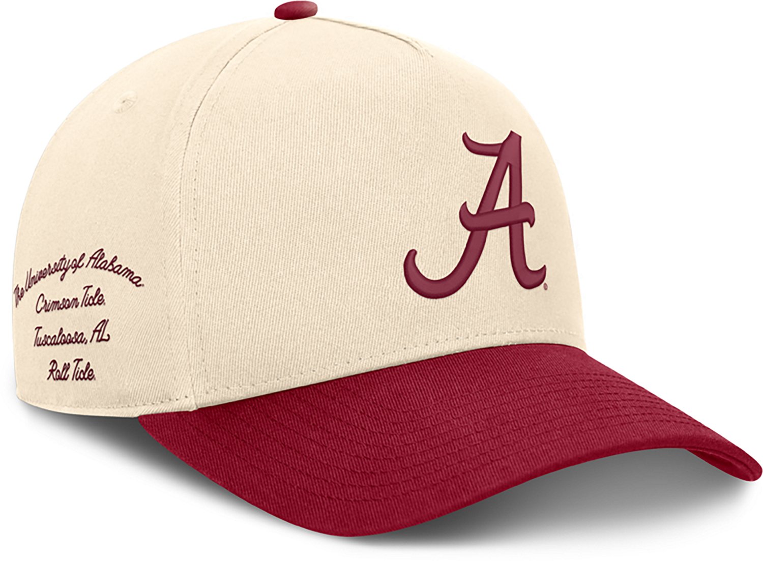 Unisex Nike Crimson Alabama Crimson Tide Campus Prep Rise Adjustable Hat - view number 2