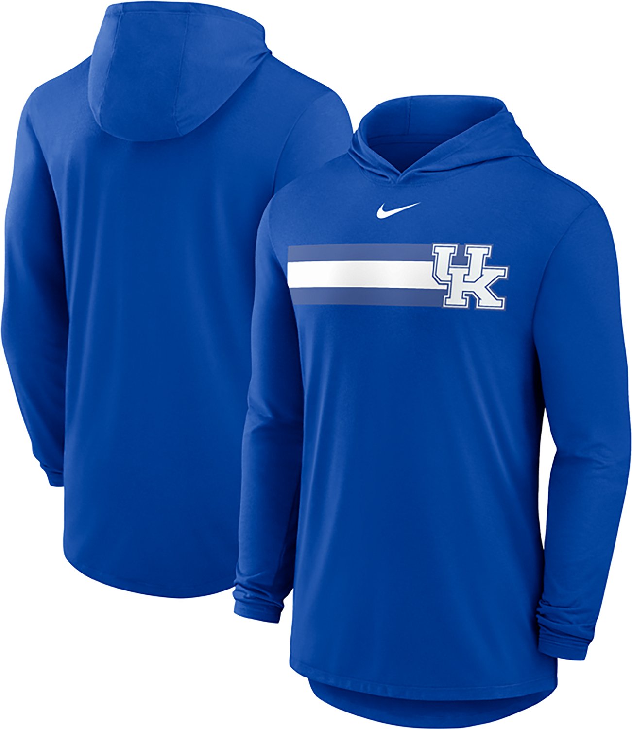 Nike Kentucky Wildcats Primetime Pattern Tri-Blend Dri-FIT Long Sleeve Hooded T-Shirt - view number 3