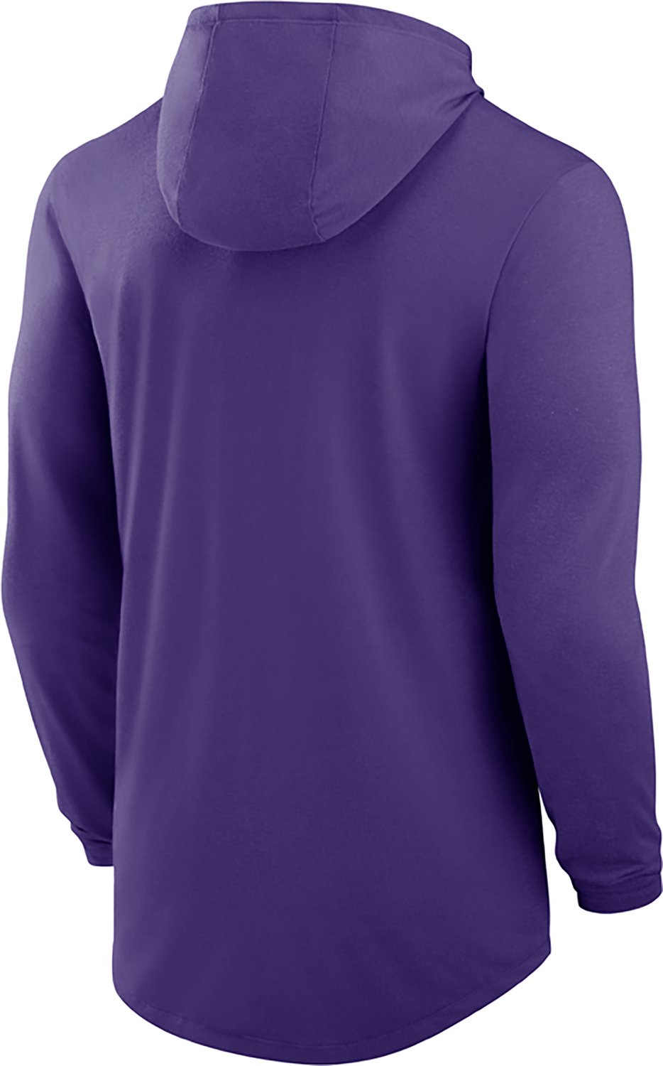 Nike LSU Tigers Legacy Arch Tri-Blend Long Sleeve Hooded T-Shirt - view number 2
