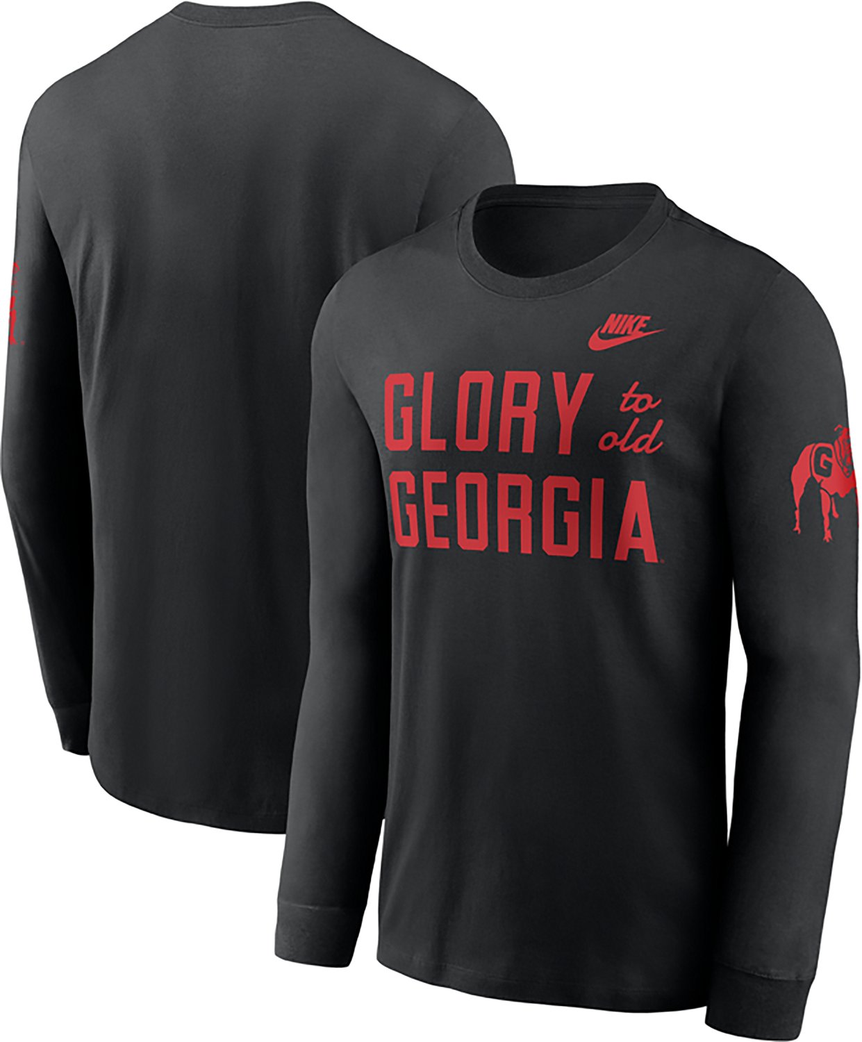 Nike Men's University of Georgia Legacy Mantra Long Sleeve T-shirt - view number 3