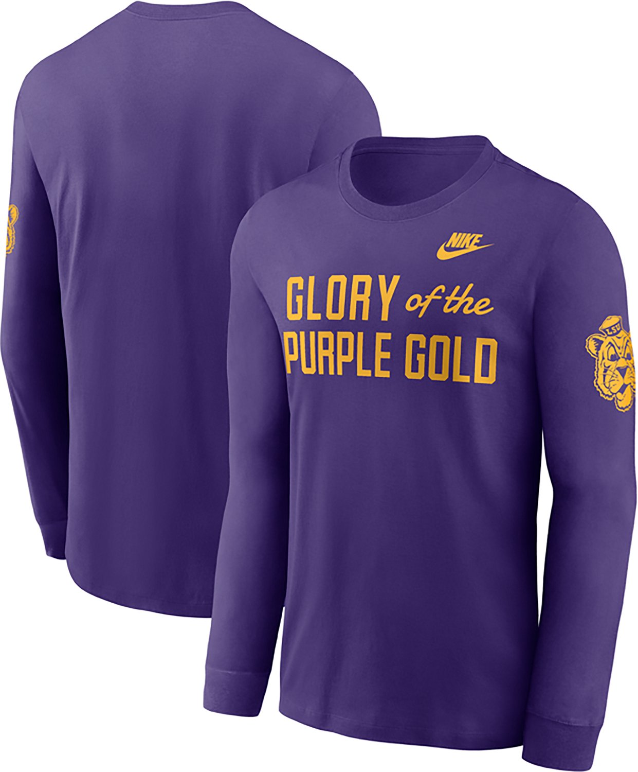 Nike Men's Louisiana State University Legacy Mantra Long Sleeve T-shirt - view number 3