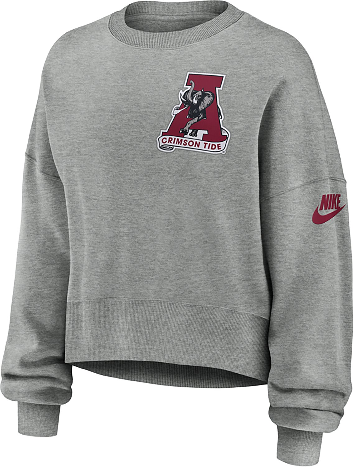 Nike Women's University of Alabama Legacy Logo Phoenix Fleece Crew