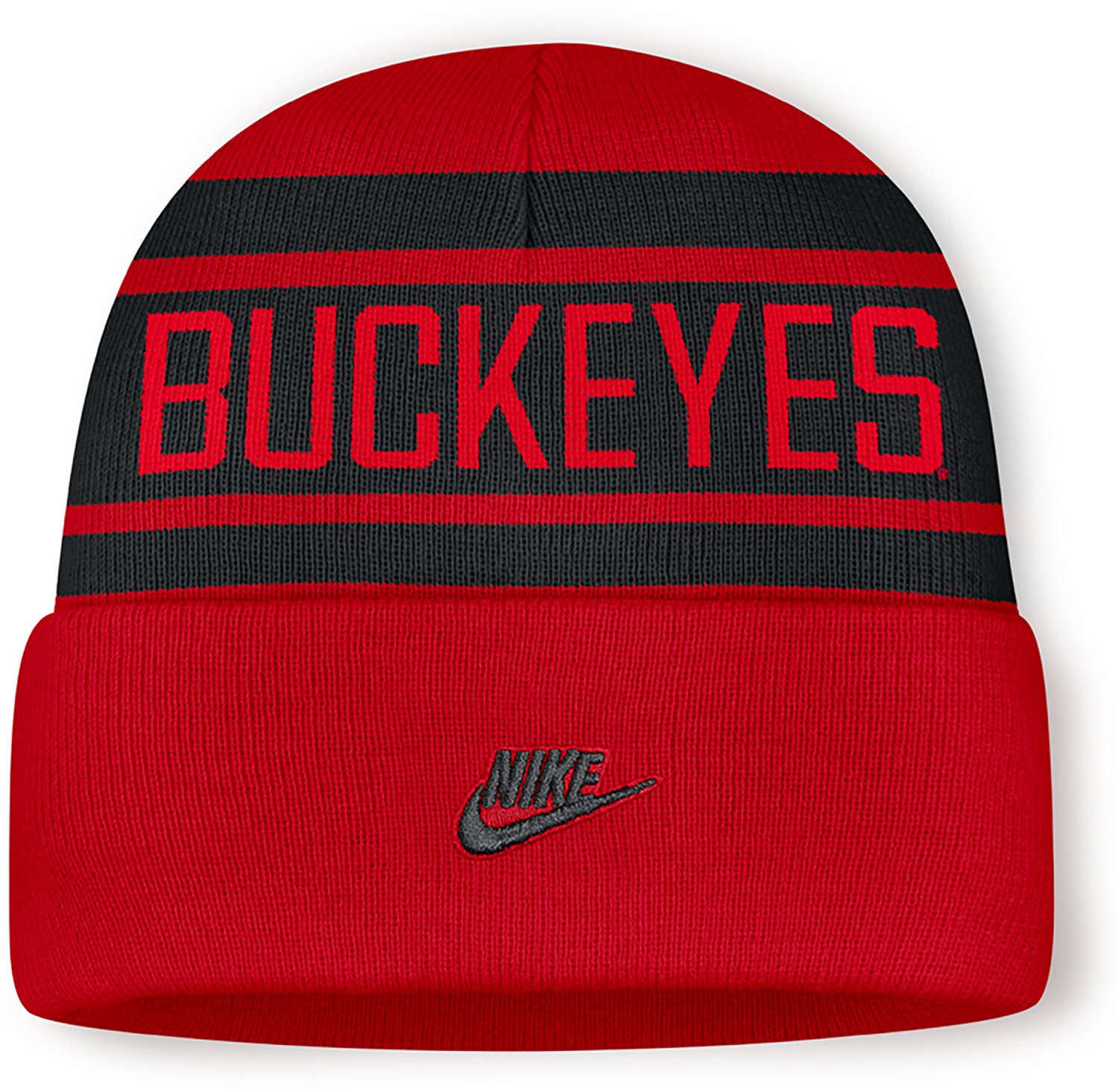 Nike Ohio State University Team Stripe Peak Legacy Utility Cuffed Beanie - view number 2