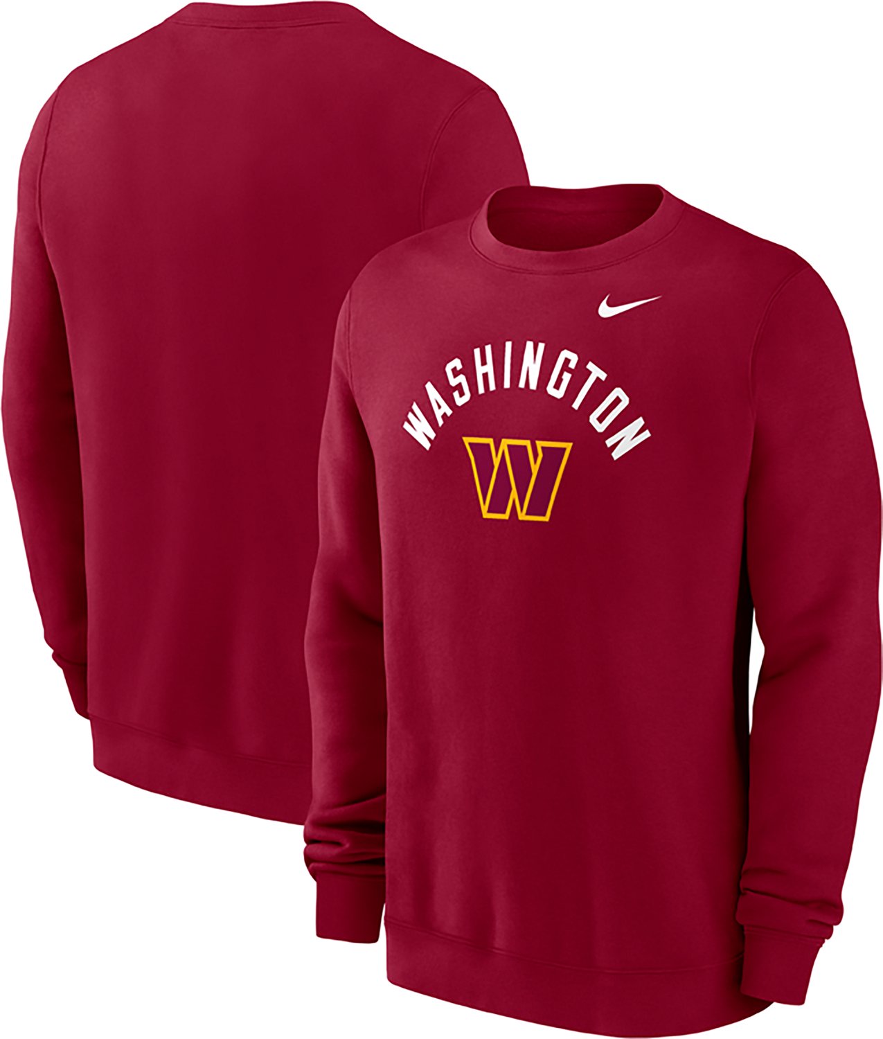 Nike Men's Washington Commanders Defensive Leader Club Sweatshirt - view number 3