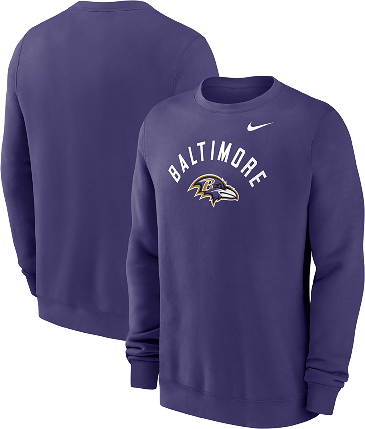 Nike Men's Baltimore Ravens Defensive Leader Club Sweatshirt - view number 3