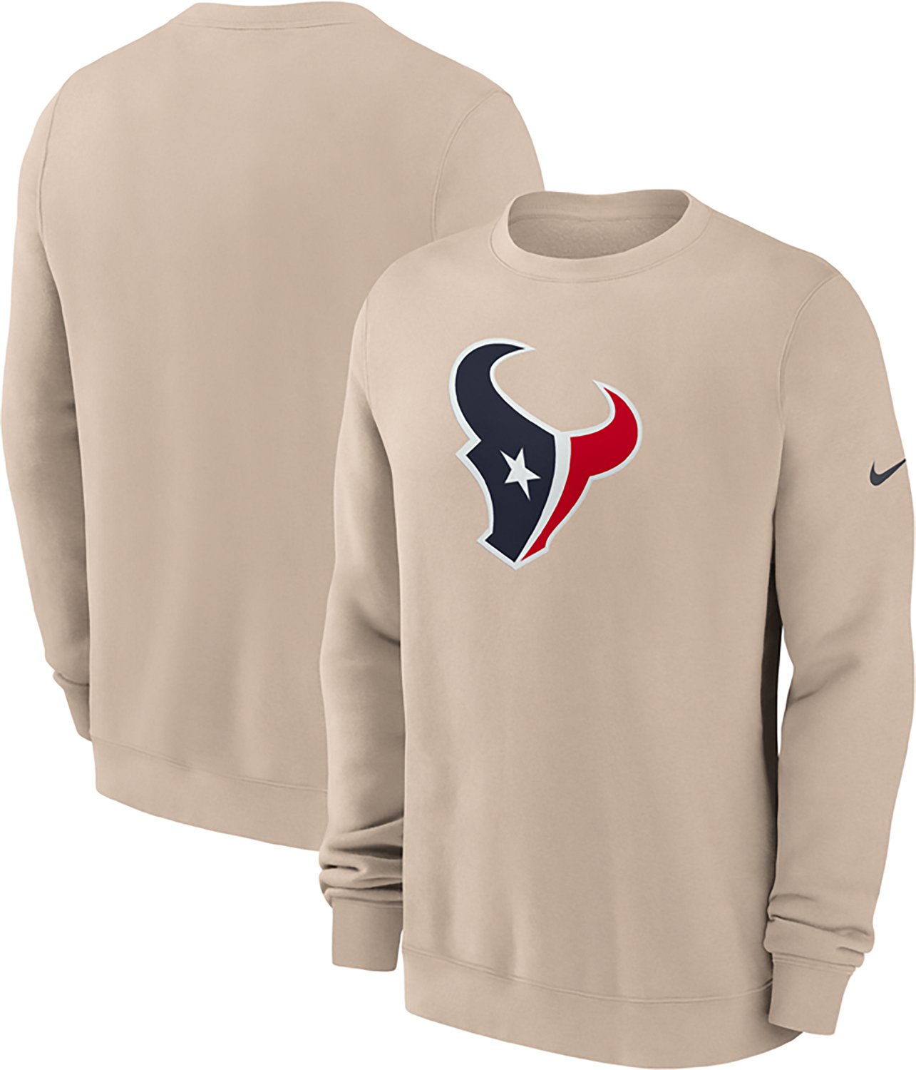 Nike Men's Houston Texans Rewind Club Sweatshirt - view number 3