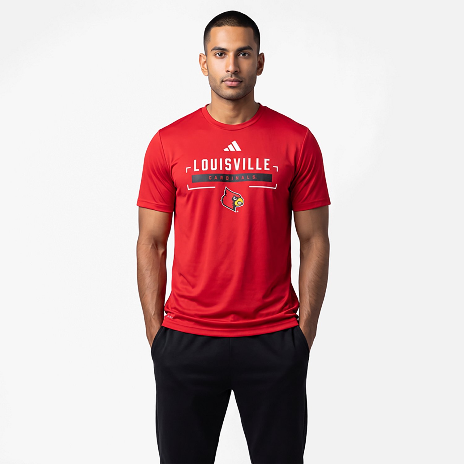 adidas Men's University of Louisville School Block Graphic T-shirt