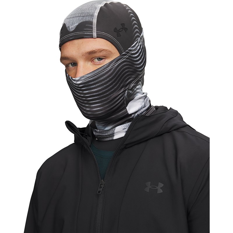 Under Armour ColdGear Storm Balaclava in White/Black
