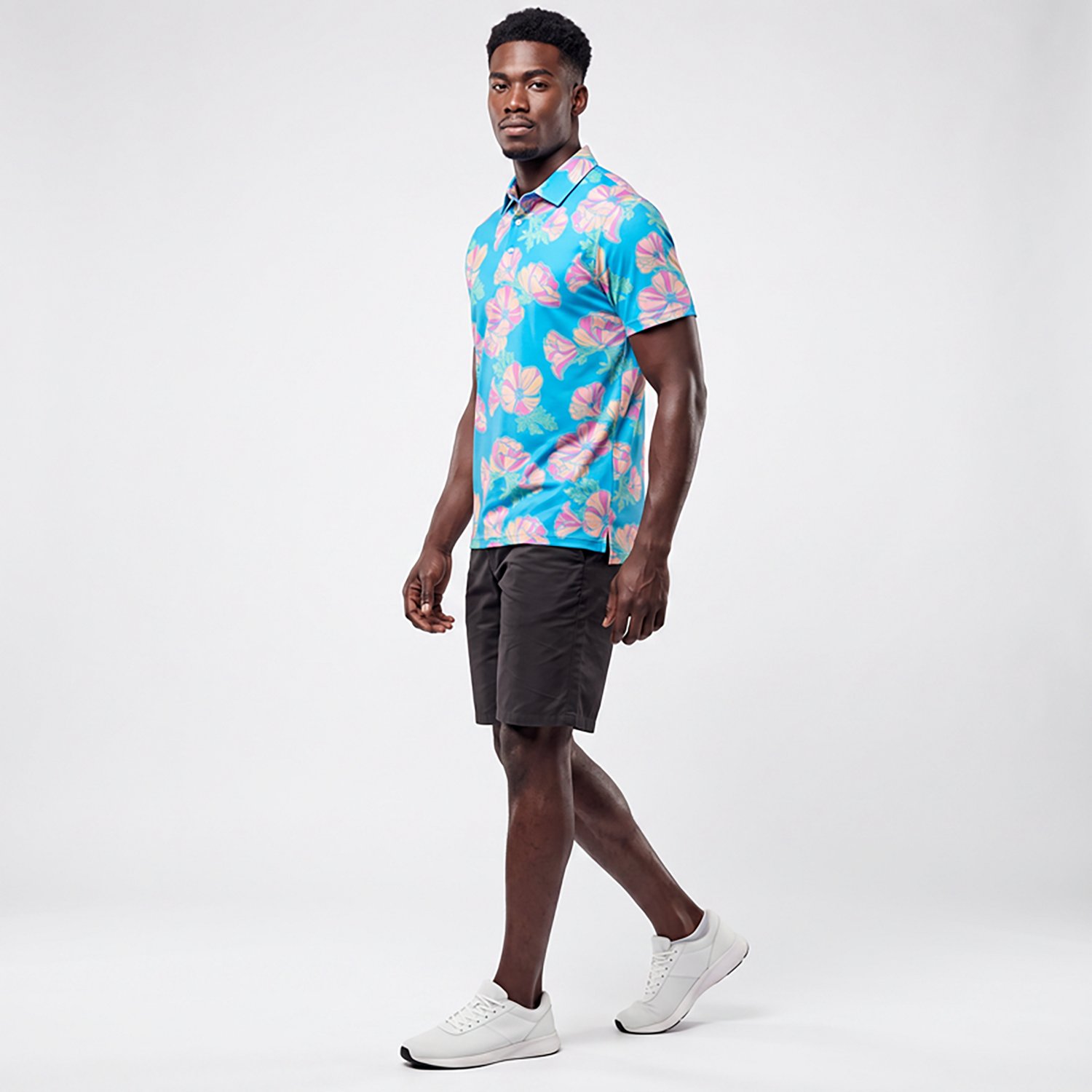 Chubbies Men's The Great Grand Poppy Performance Polo - view number 3