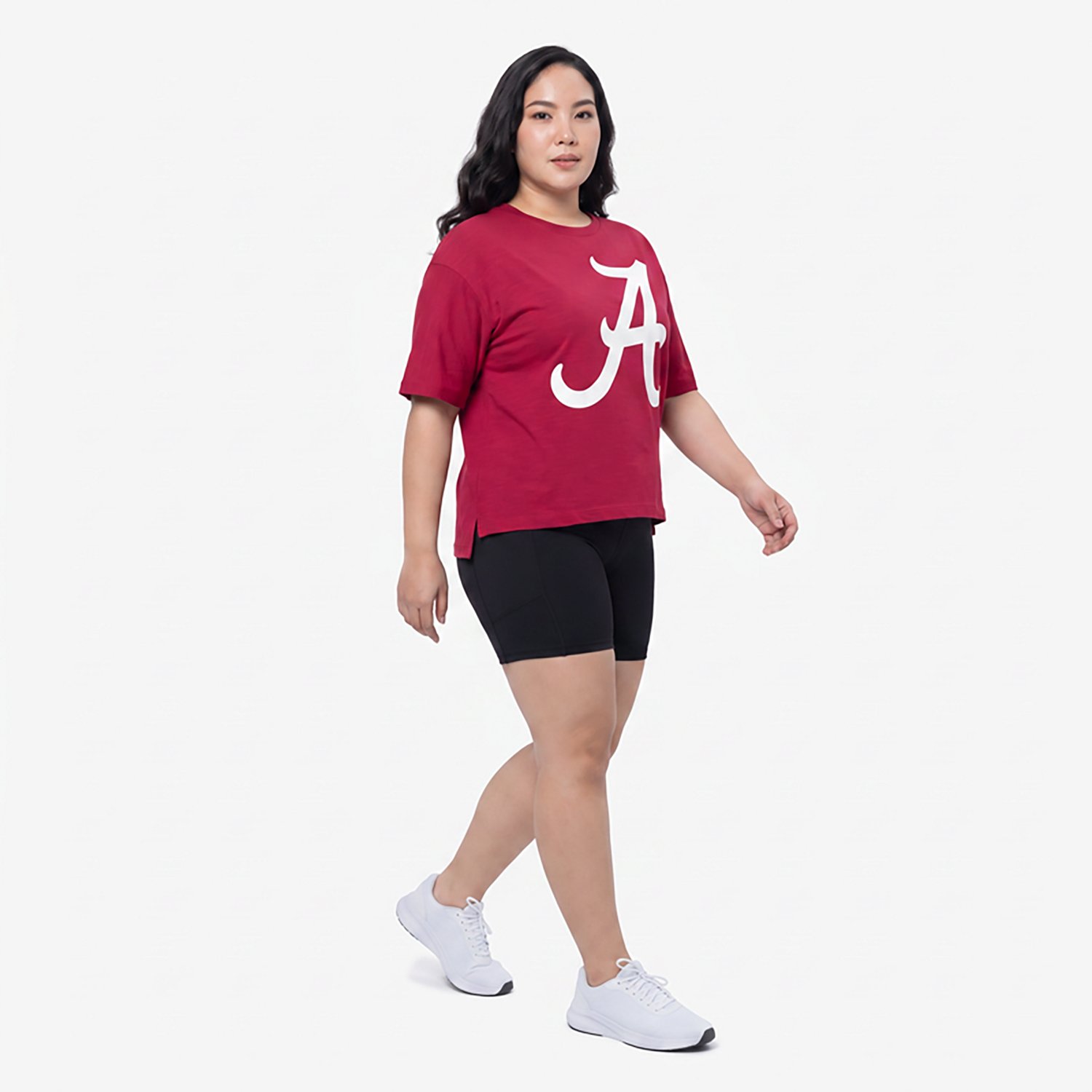 Pressbox Women's Alabama Big Canvas Puff Castillo Motley Crew T-shirt