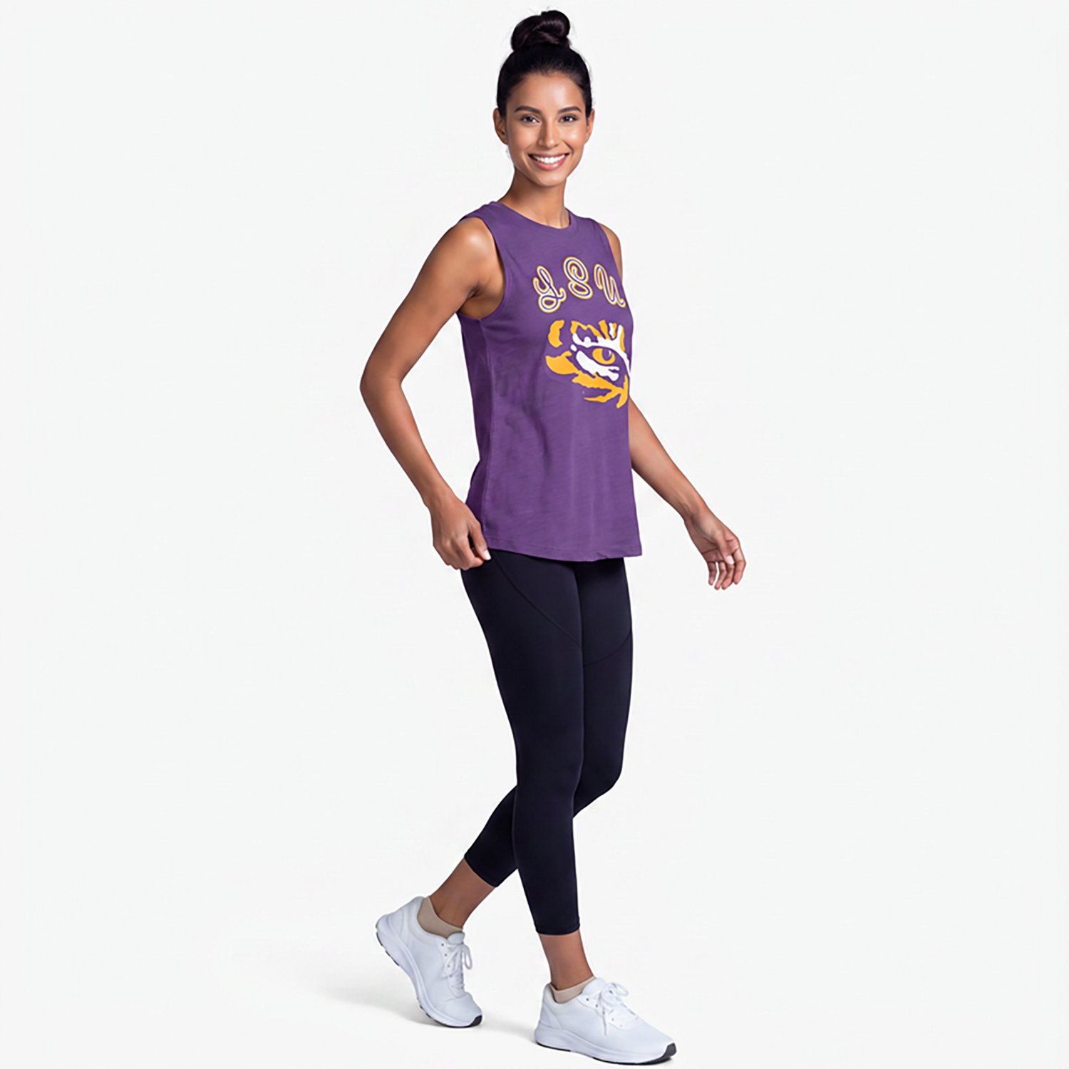Pressbox Women's Louisiana State University Miranda Graphic Tank Top