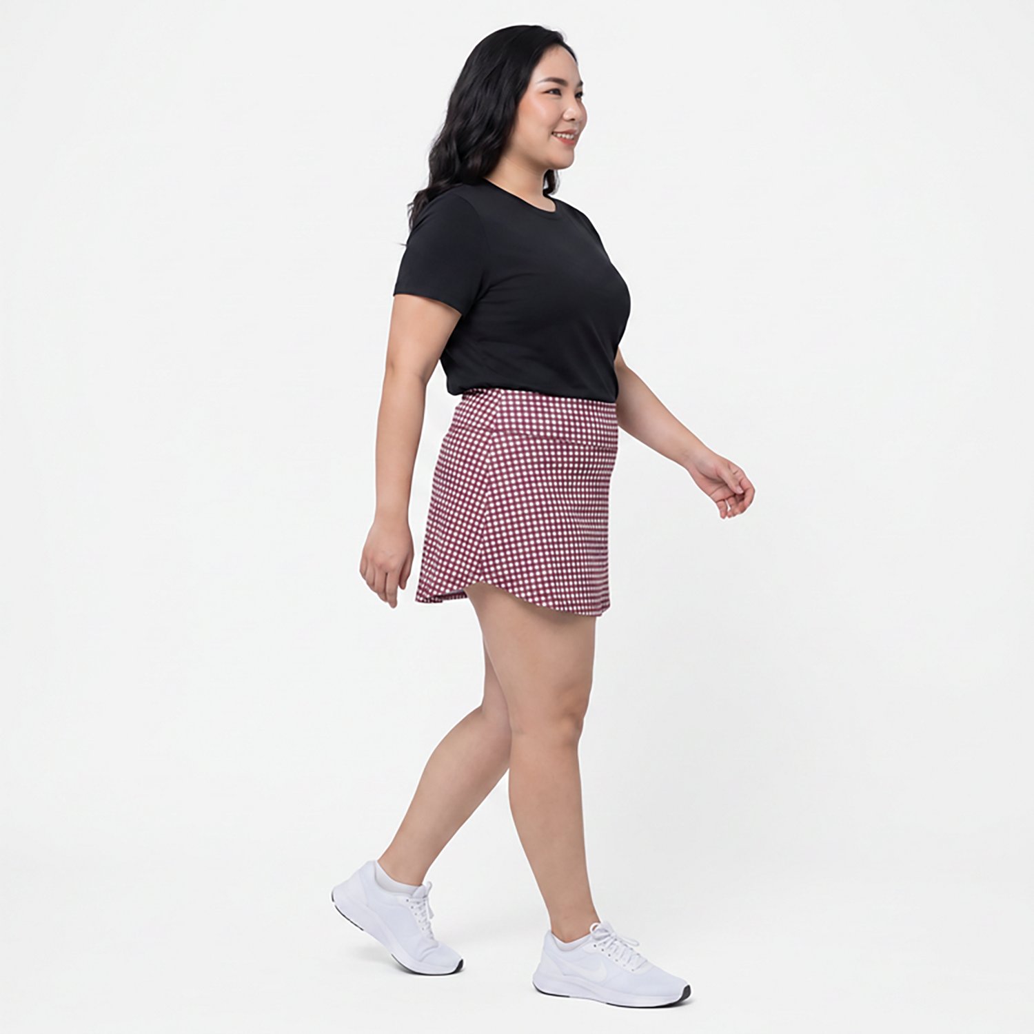 Nike Women's Gingham Dri-FIT Performance Skort - view number 2