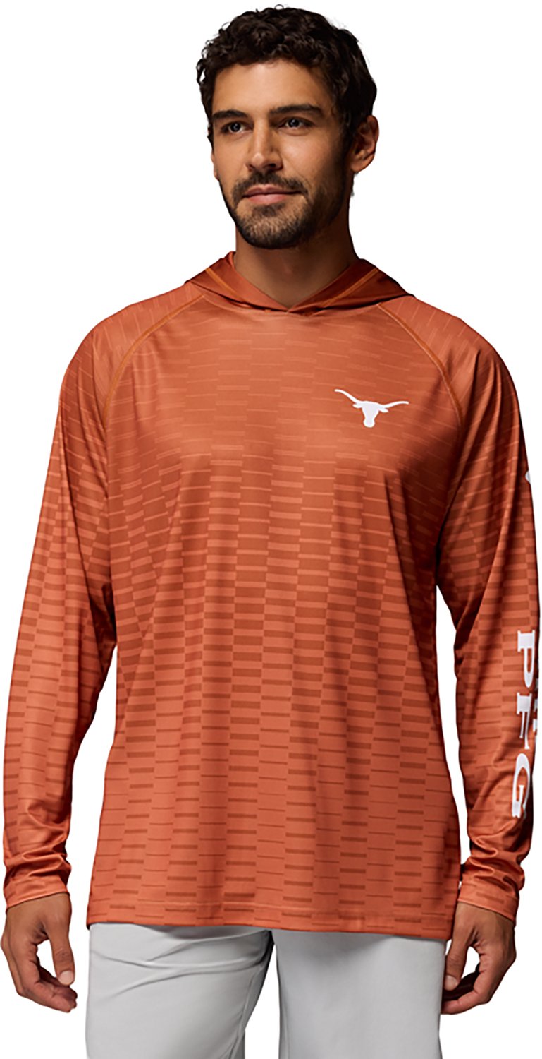 Columbia Sportswear Men's University of Texas PFG Super Terminal Tackle Hoodie