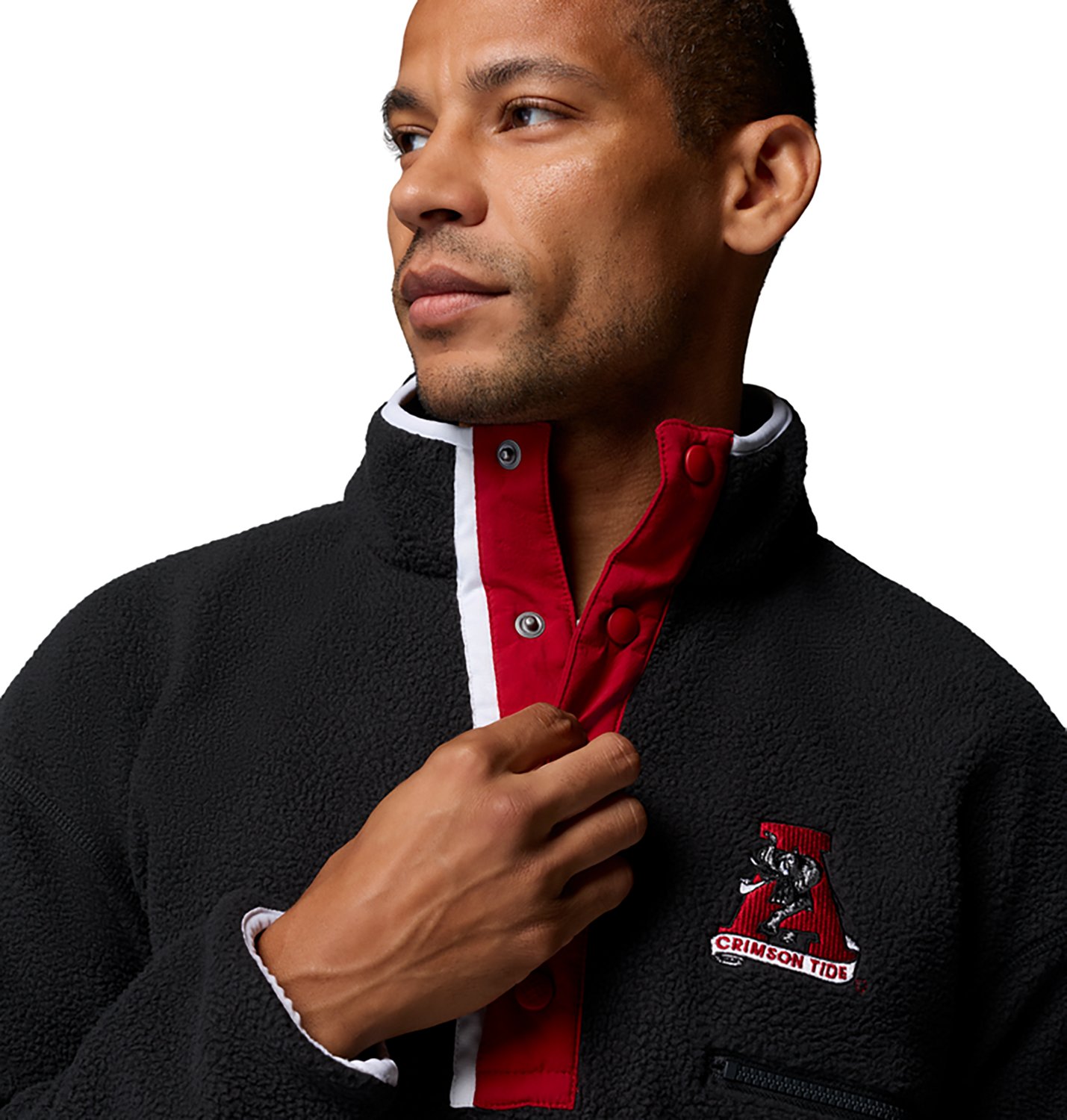 Columbia Sportswear Men's University of Alabama CLG Helvetia Half Snap Fleece - view number 4