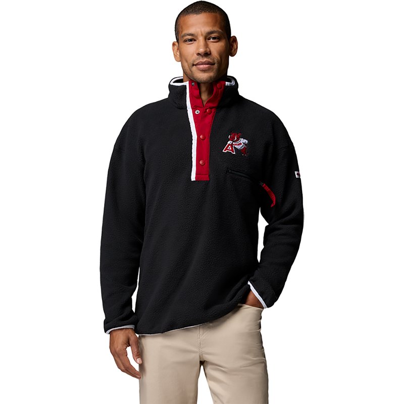Columbia Sportswear Men's University of Arkansas CLG Helvetia Half Snap Fleece