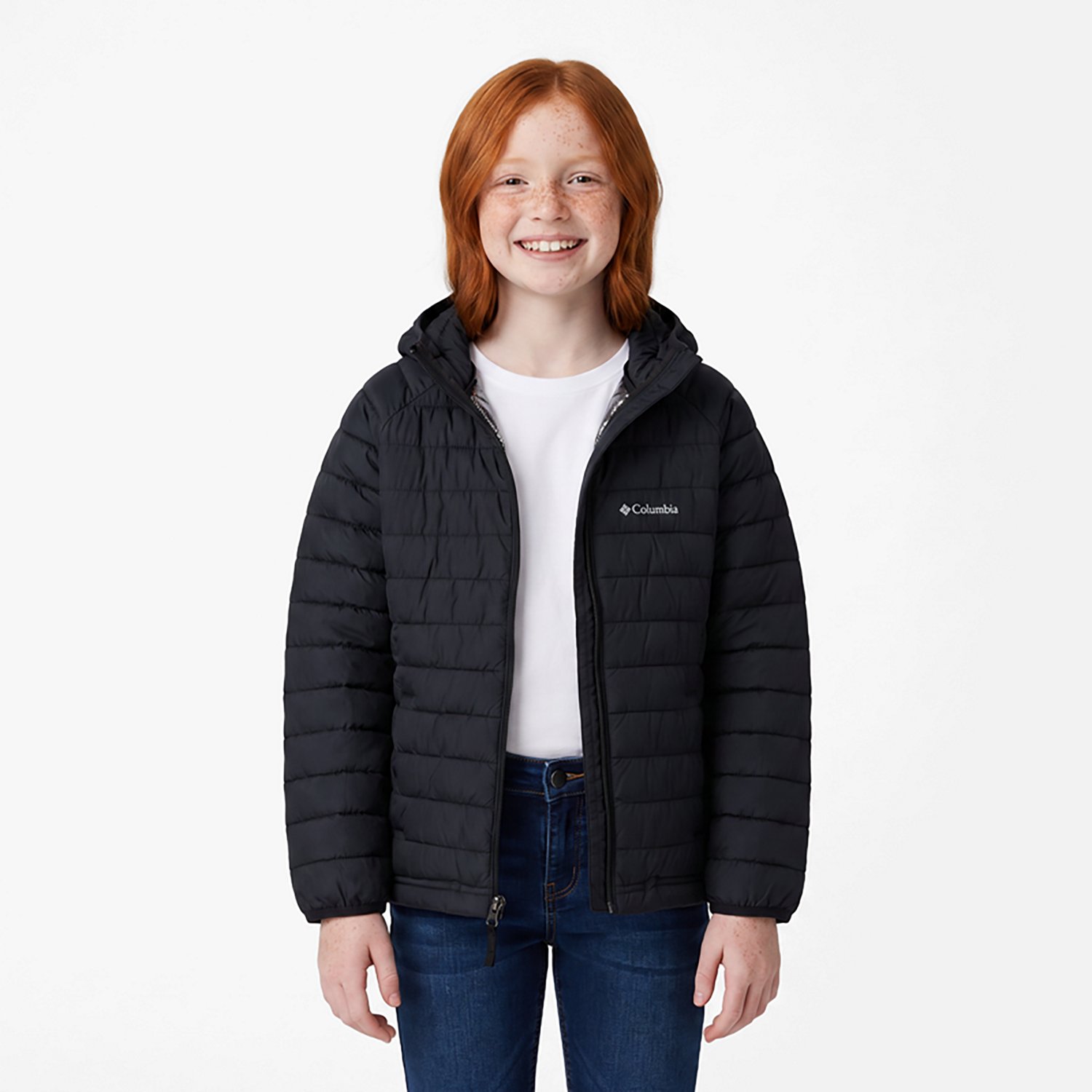 Columbia Sportswear Girls’ Powder Lite™ II Hooded Jacket - view number 2