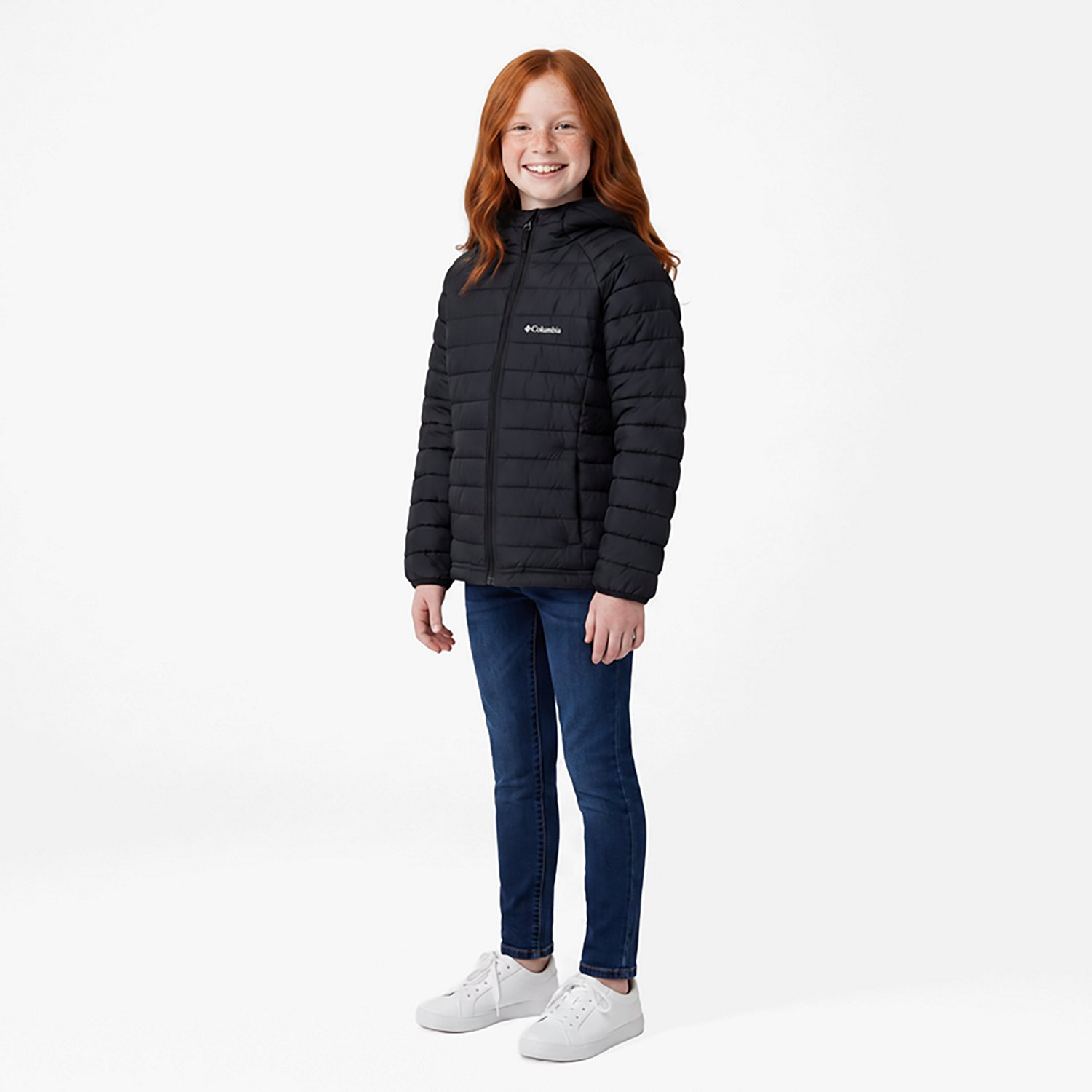 Columbia Sportswear Girls’ Powder Lite™ II Hooded Jacket - view number 3