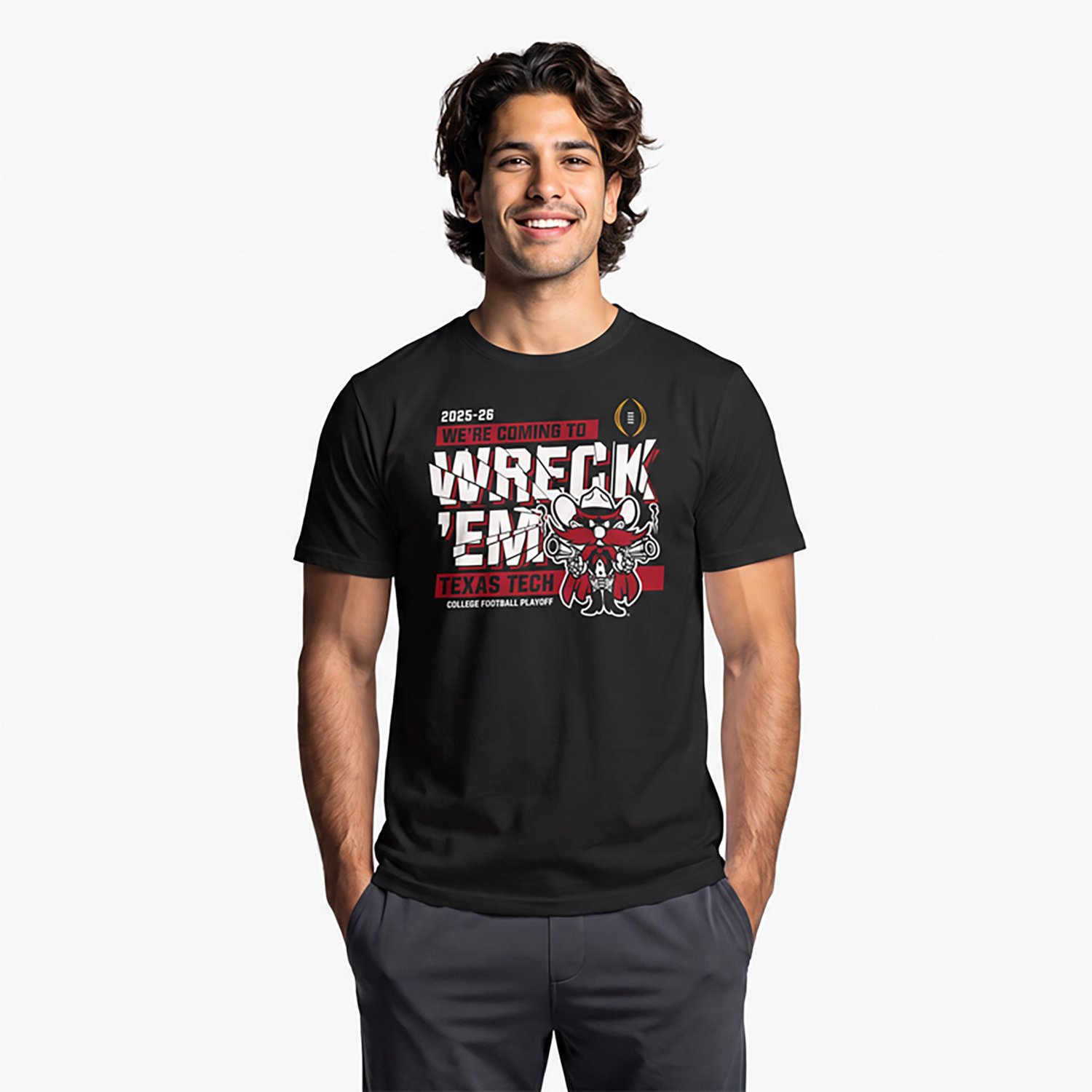 WILDCAT RETRO Men's Texas Tech University 2025 CFP Bound We're Coming Short Sleeve T-Shirt