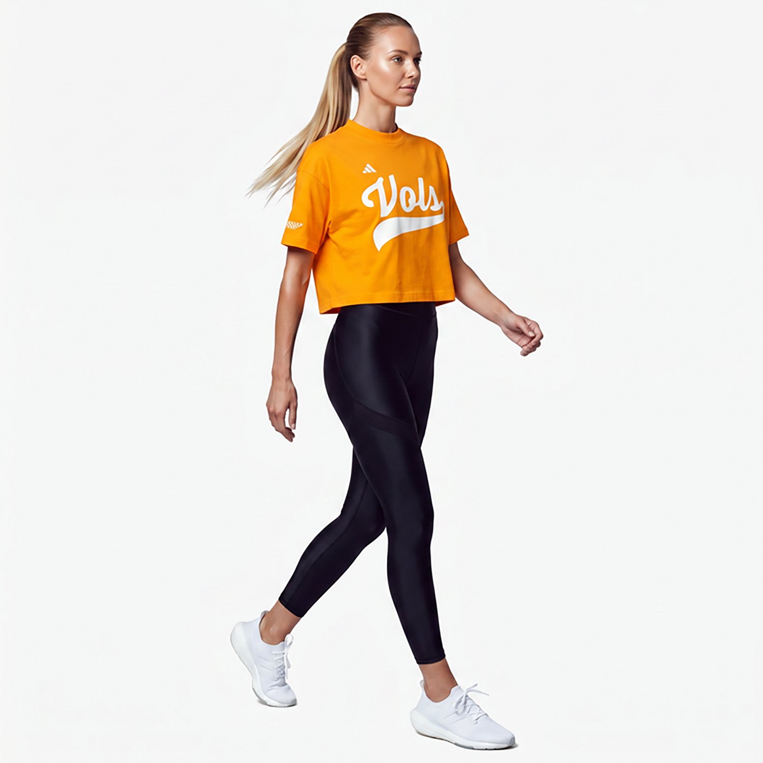 adidas Women's University of Tennessee Cropped Baseball Jersey
