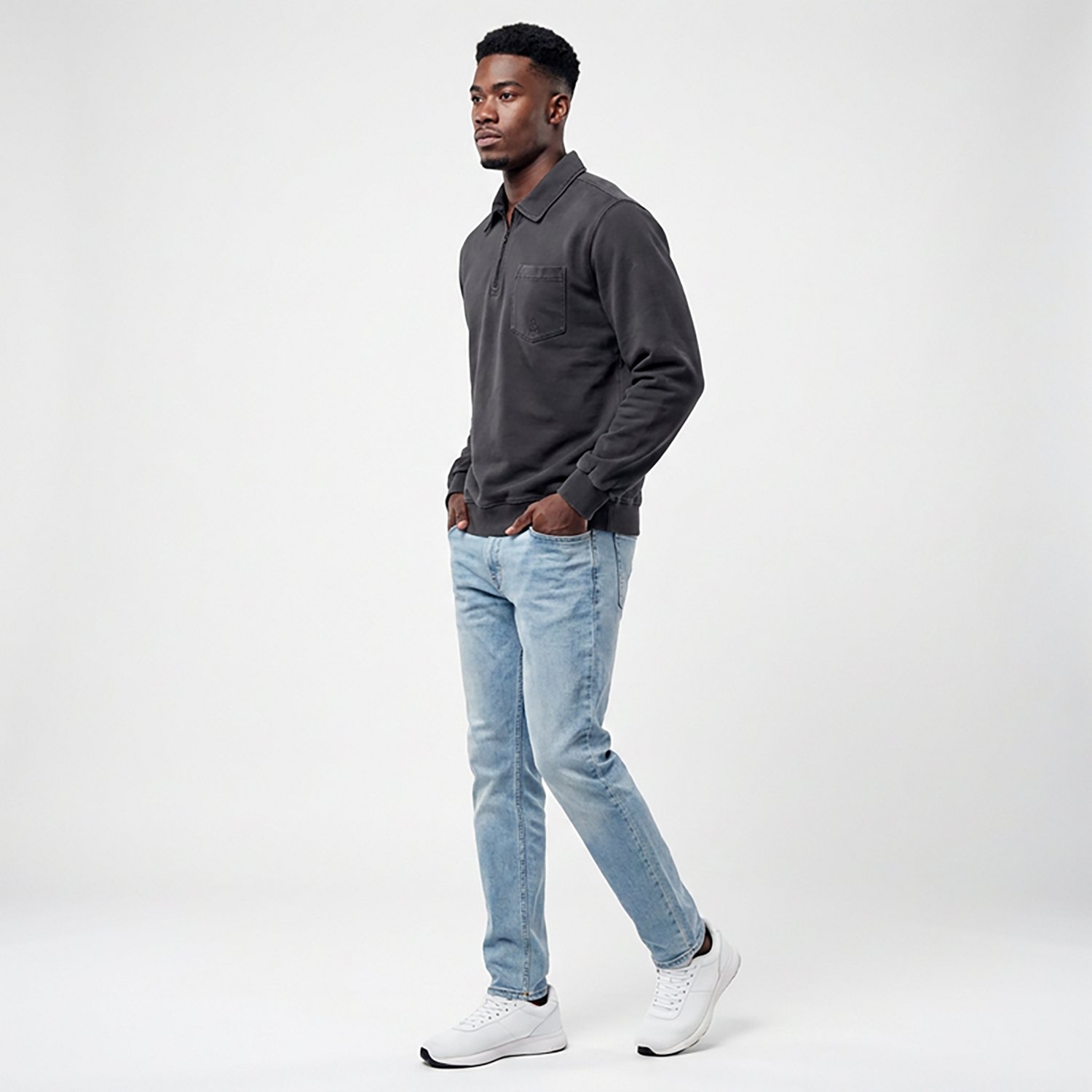 Chubbies Men's Comfort 1/4-Zip Sweatshirt - view number 2