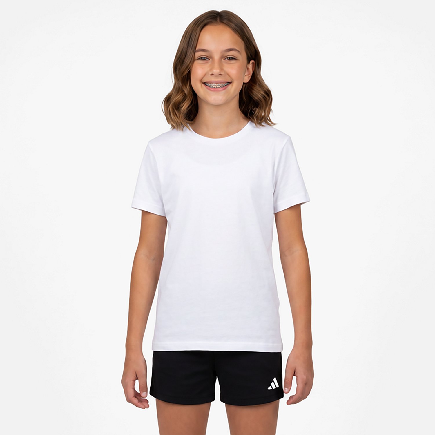 adidas Girls' Volleyball Shorts 4 in