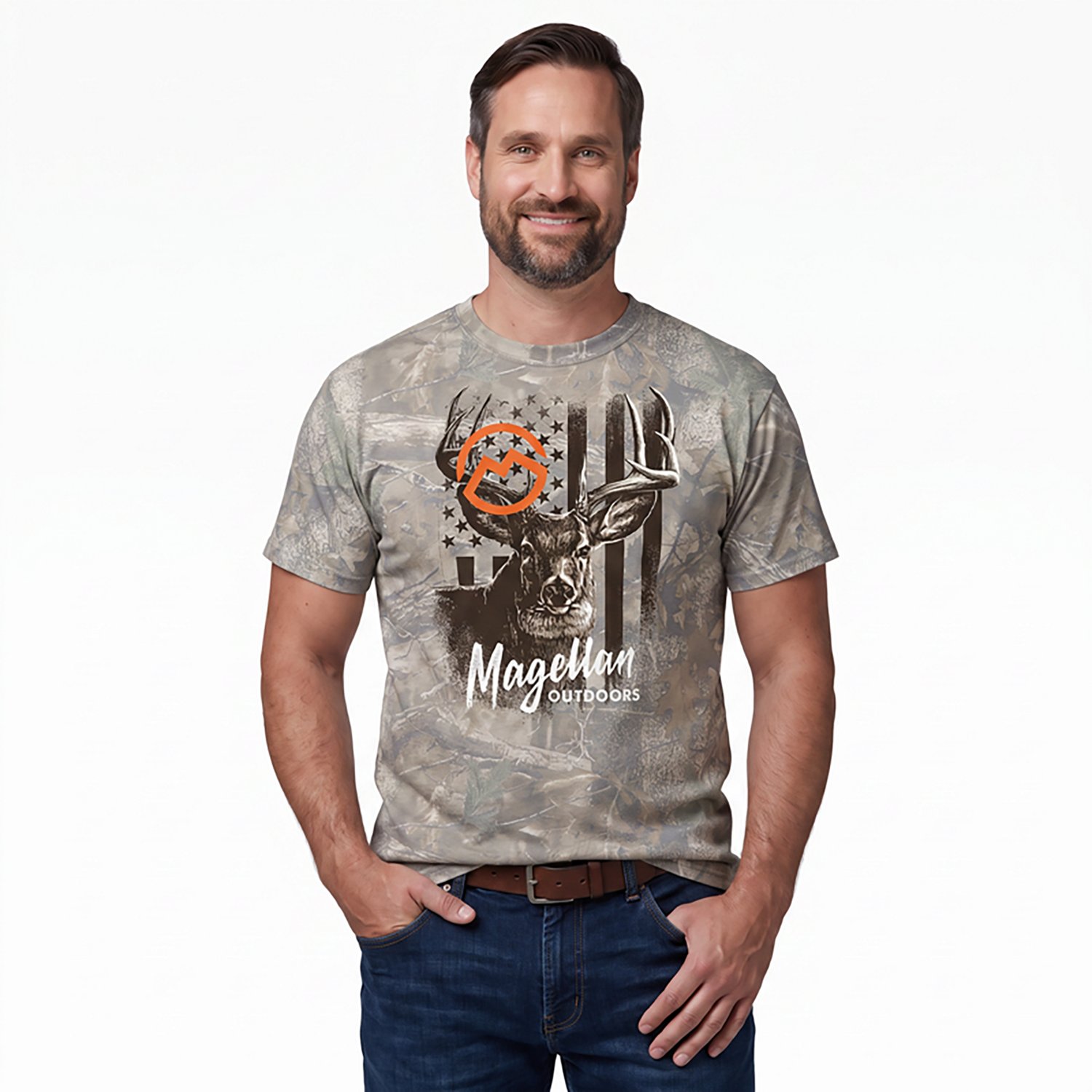 Magellan Outdoors Men's Deer Camo T-shirt - view number 2