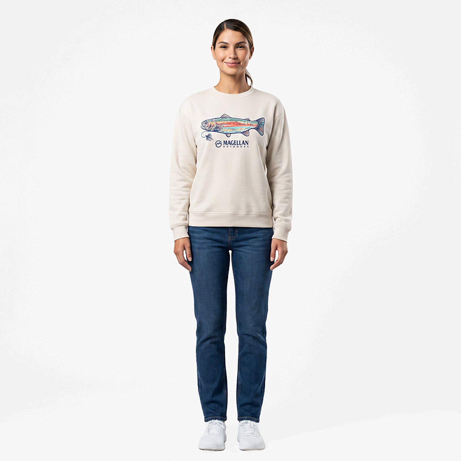 Magellan Outdoors Women's Trout Lure Sweatshirt