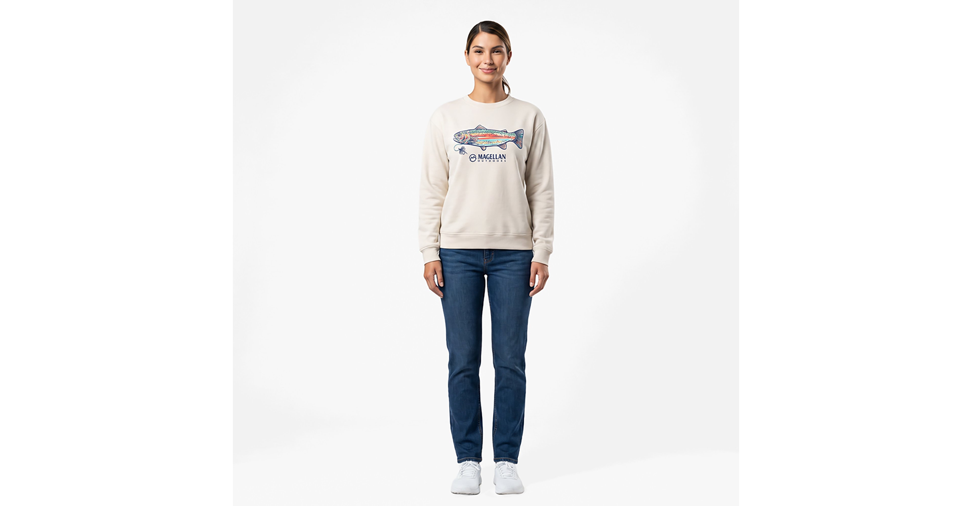 Magellan Outdoors Women's Trout Lure Sweatshirt