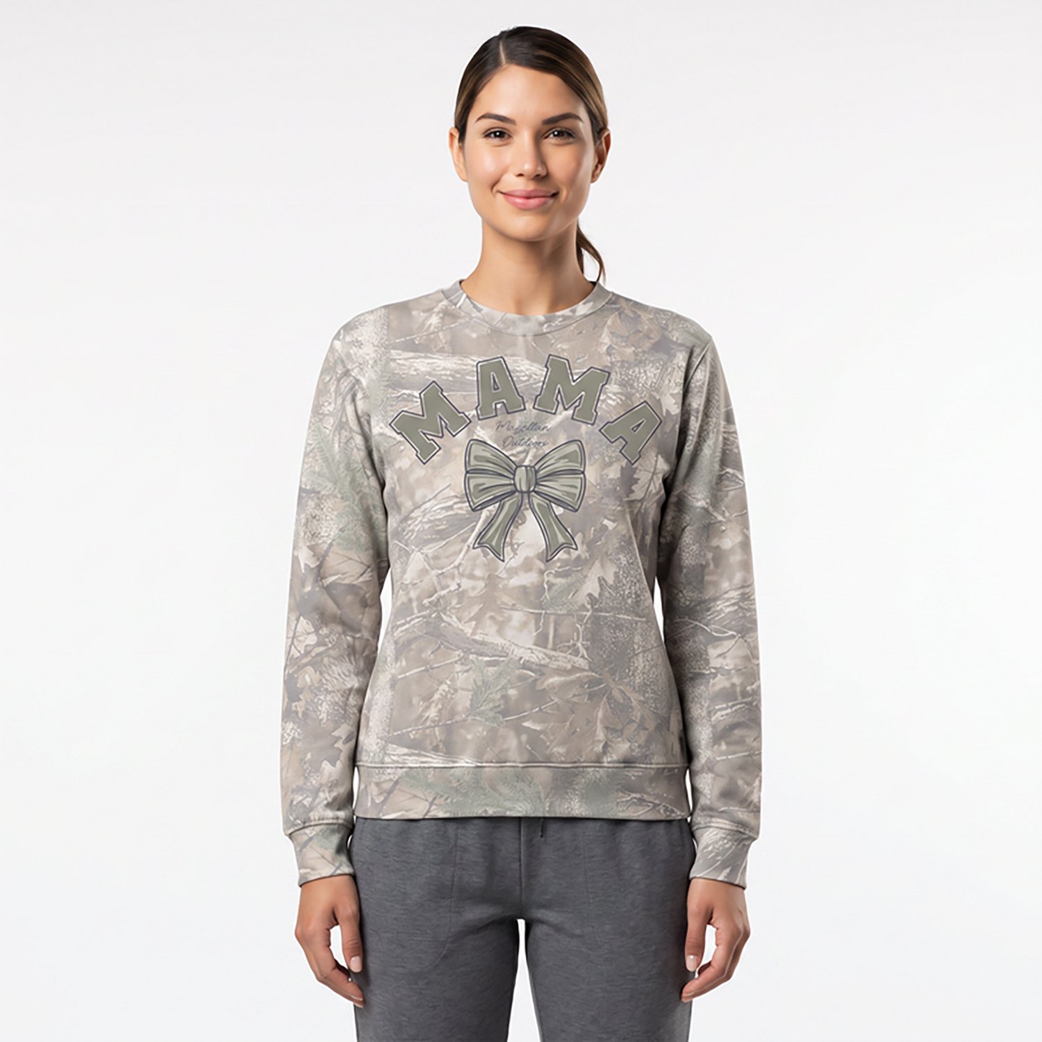 Magellan Outdoors Women's Mama Bow Sweatshirt - view number 2