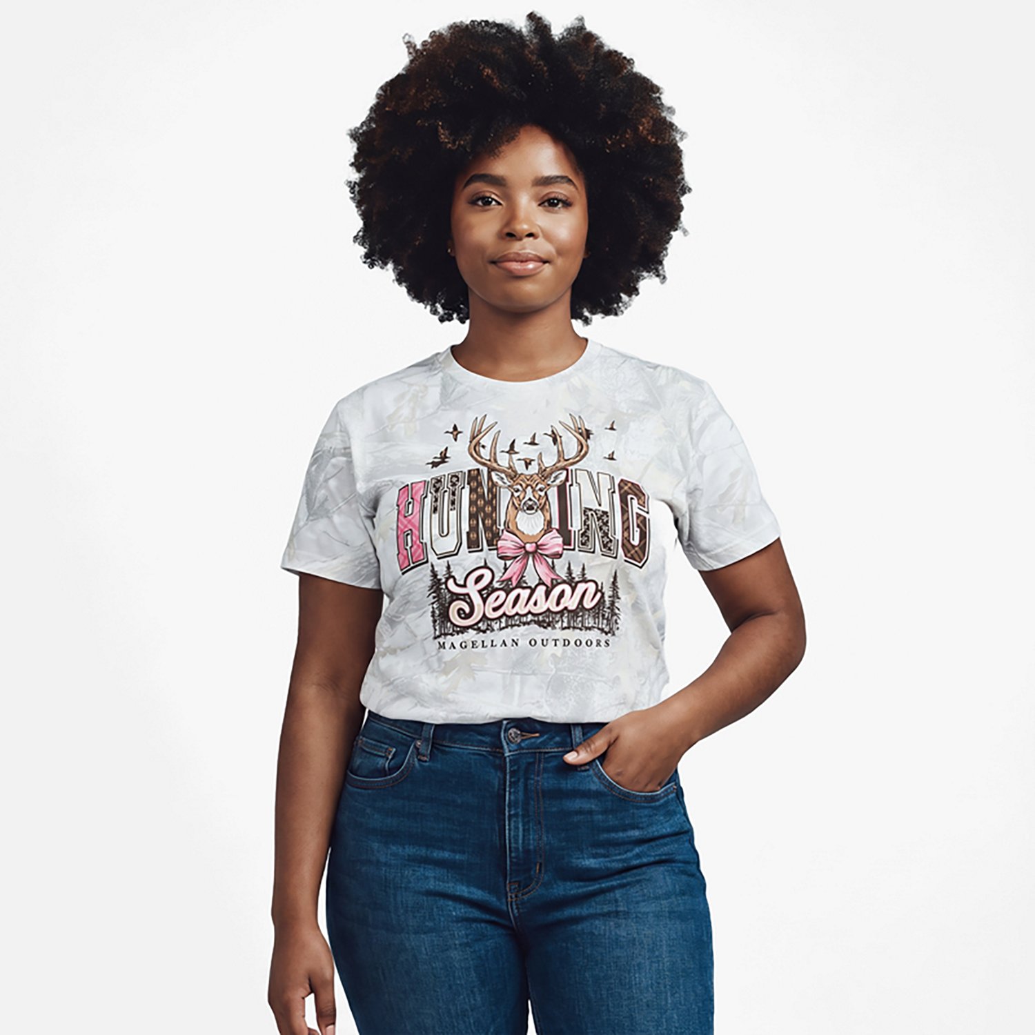 Magellan Outdoors Women’s Hunting Season Graphic Short Sleeve T‑Shirt - view number 2