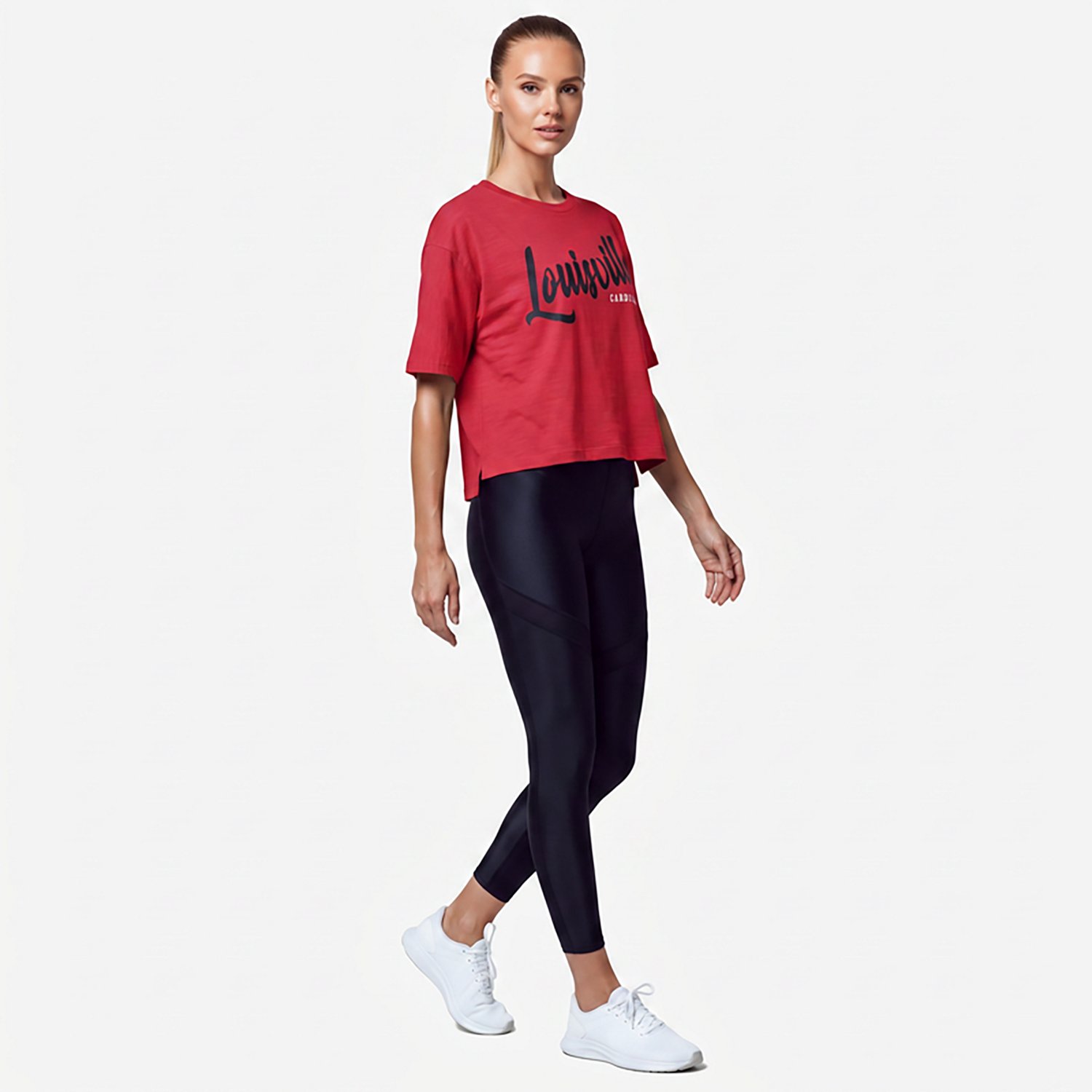 Pressbox Women's Louisville Hometeam Motley Crew Short Sleeve T-shirt