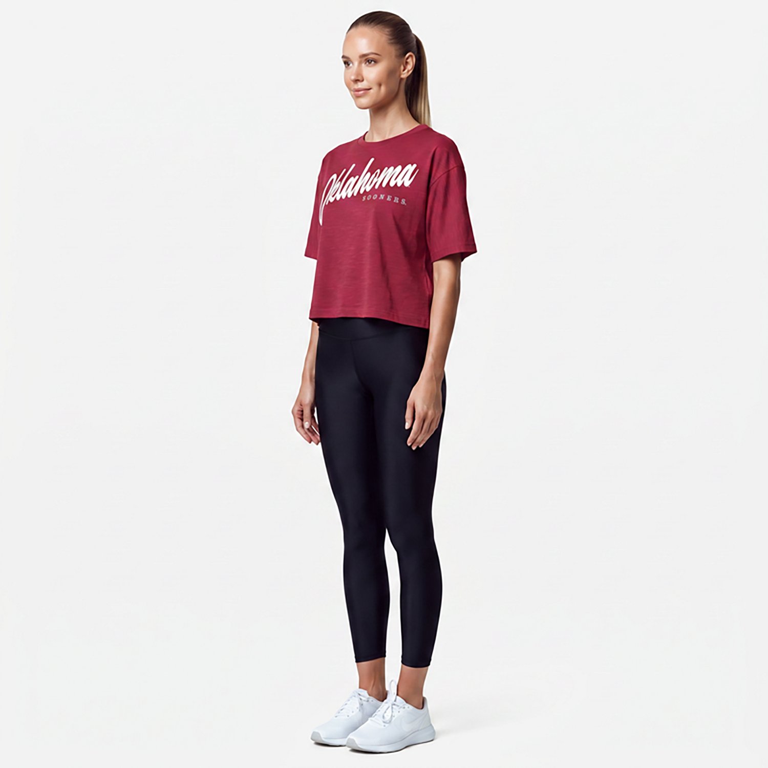 Pressbox Oklahoma Hometeam Women's Motley Crew Short Sleeve T-shirt