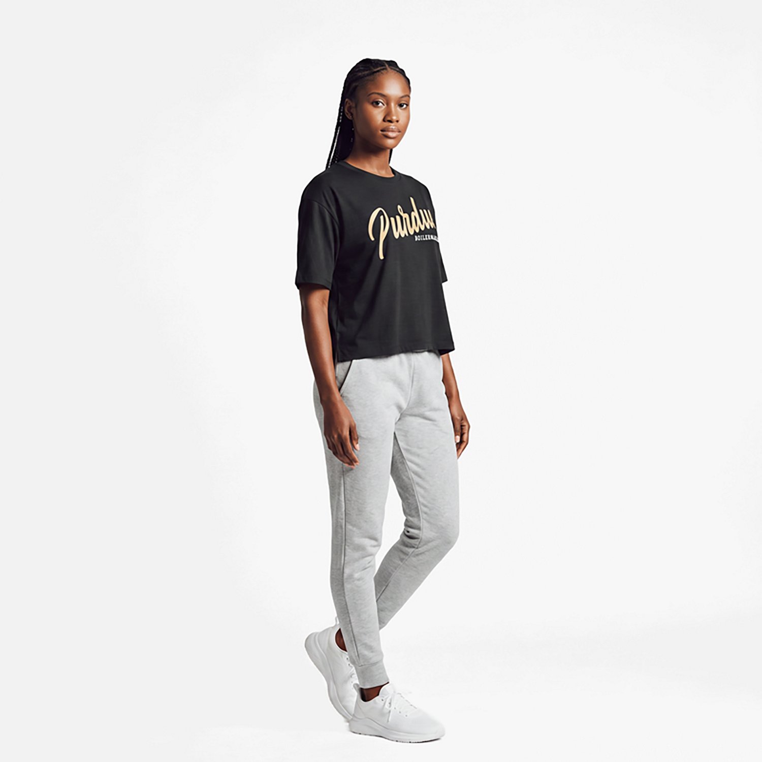 Pressbox Women's Purdue Hometeam Motley Crew Short Sleeve T-shirt