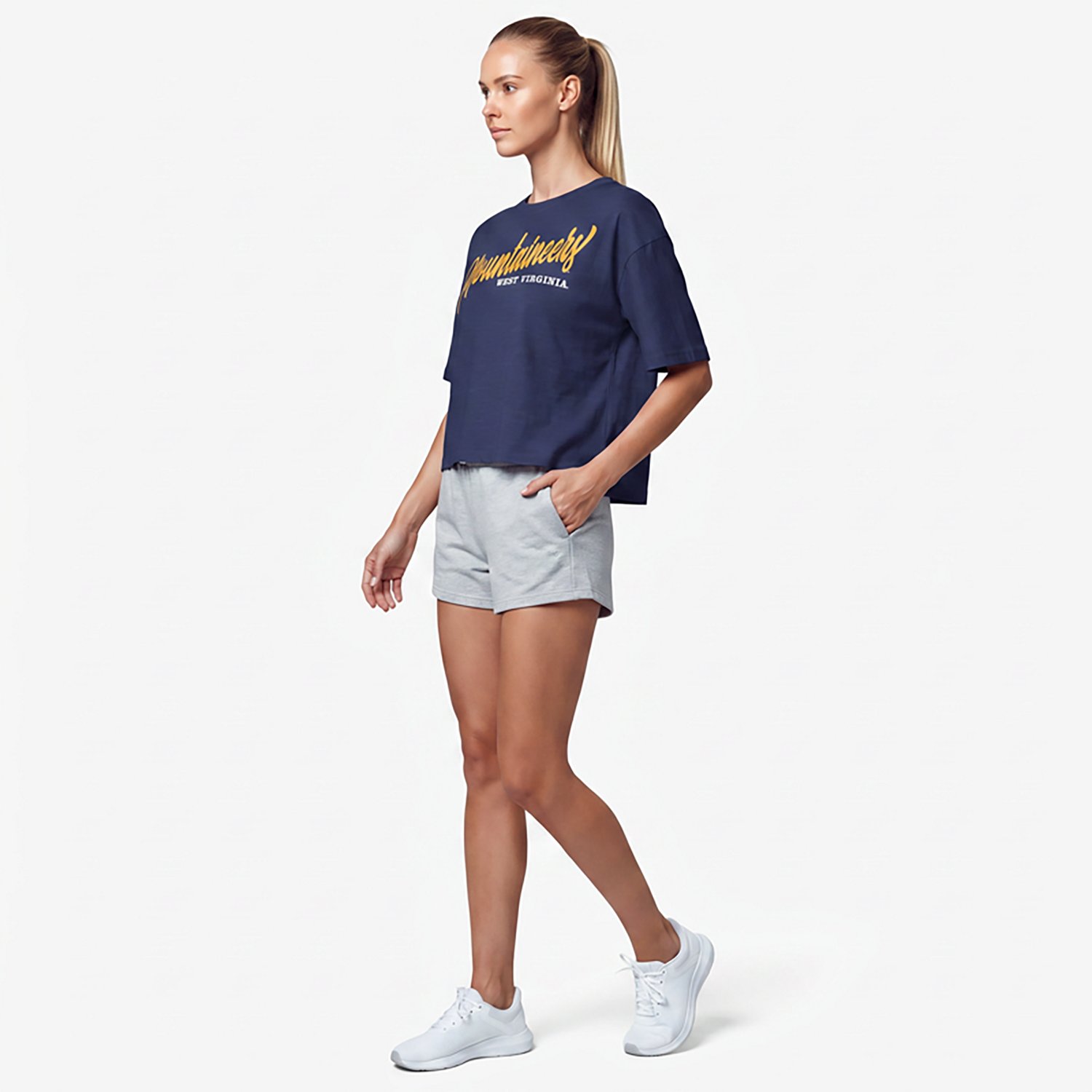 Pressbox West Virginia Women's Hometeam Motley Crew Short Sleeve T-shirt