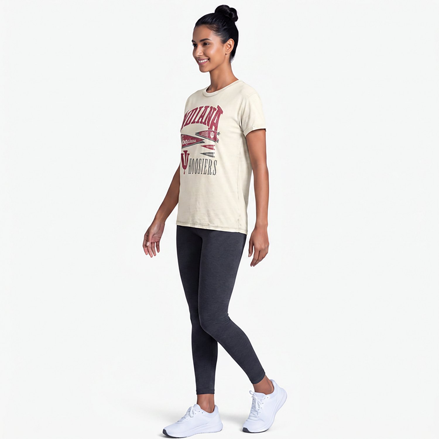 Pressbox Women's Indiana Rusky Boyfriend Short Sleeve T-shirt