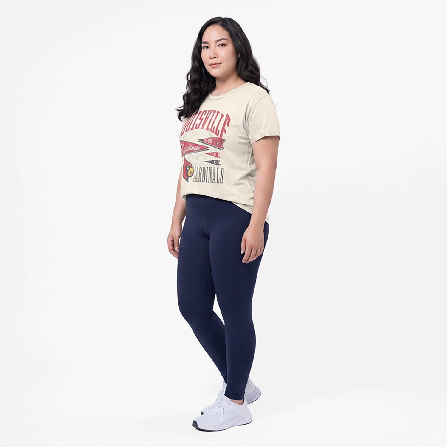 Pressbox Women's Louisville Rusky Boyfriend Short Sleeve T-shirt