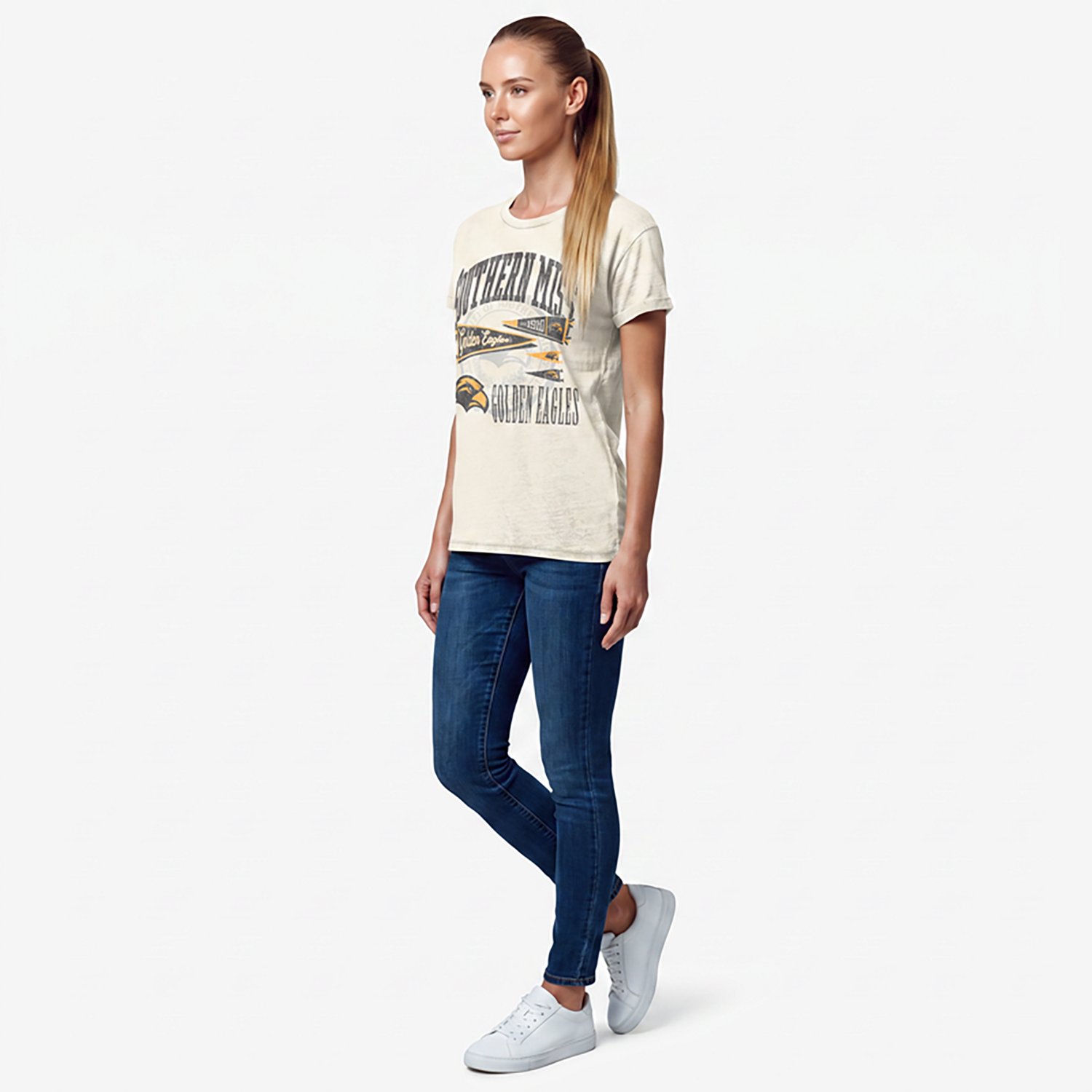 Pressbox Southern Miss Women's Rusky Boyfriend Short Sleeve T-shirt