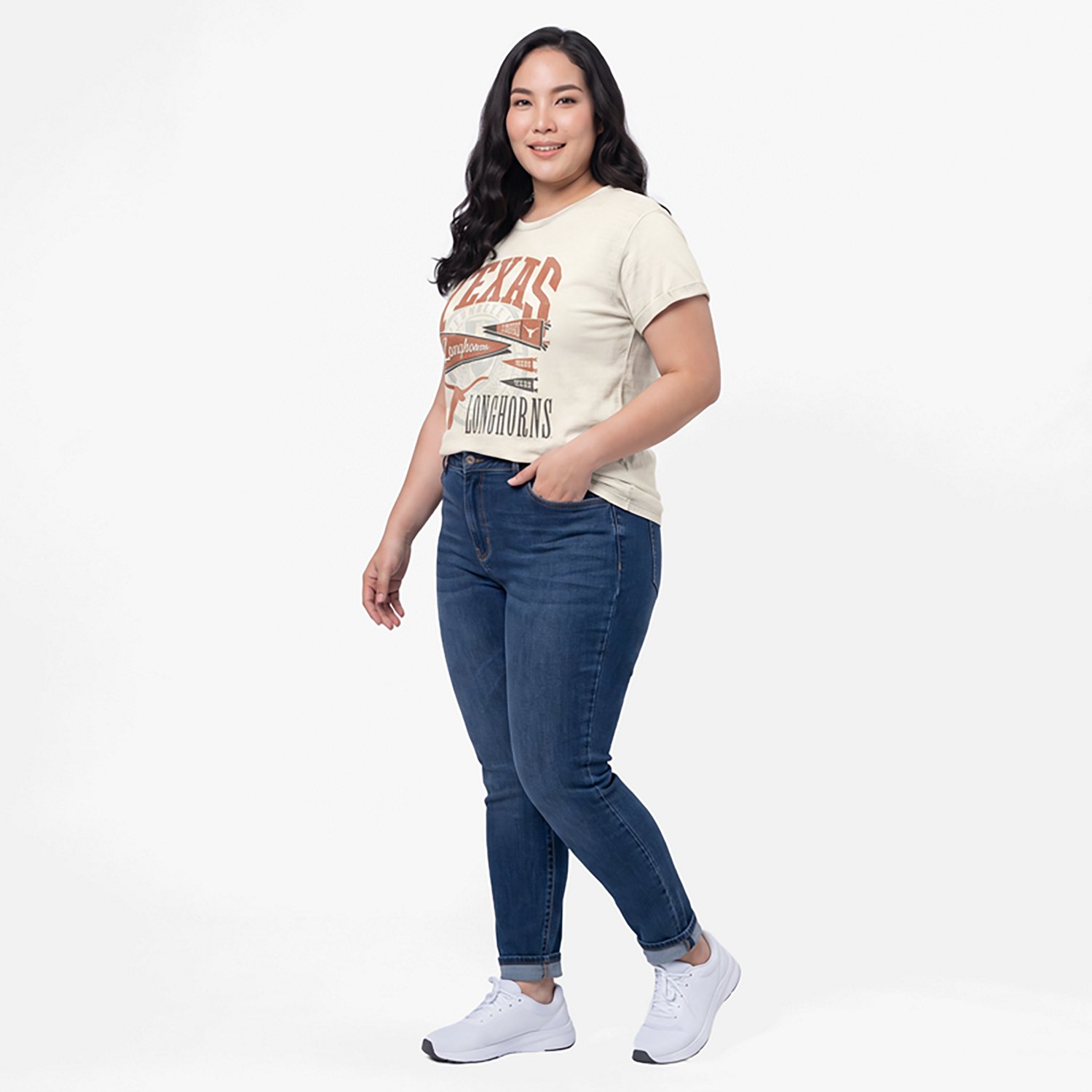 Pressbox Women's Texas Rusky Boyfriend Short Sleeve T-shirt