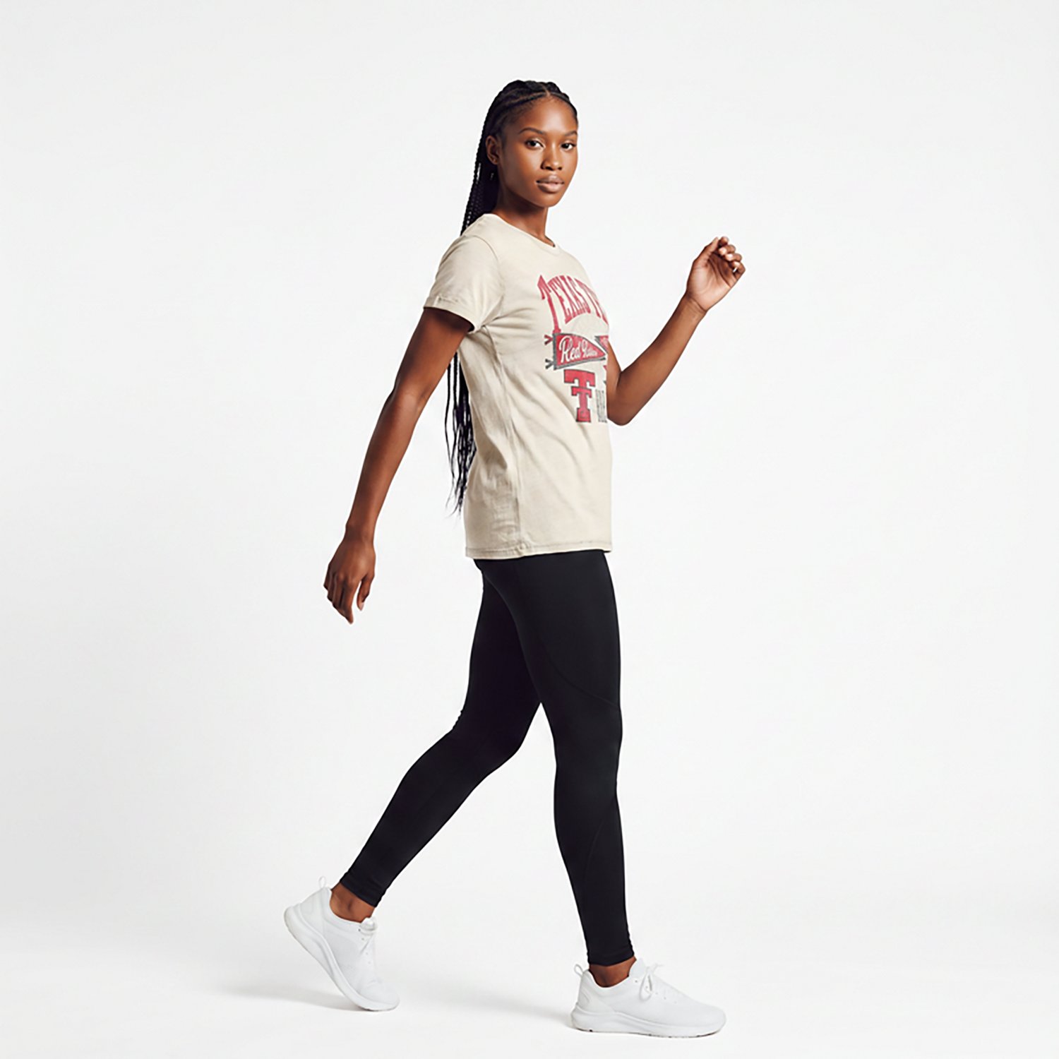 Pressbox Women's Texas Tech Rusky Boyfriend Short Sleeve T-shirt